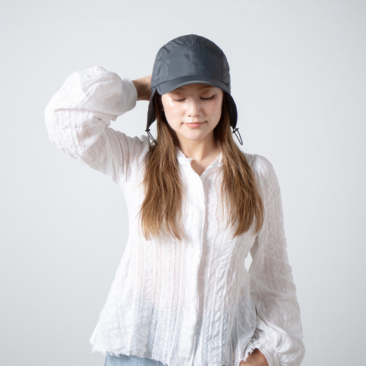 Ear Jet Cap | Color_Black | No_RL-26-050W_Black【RACAL_ラカル】【入荷予定アイテム・入荷連絡可能】