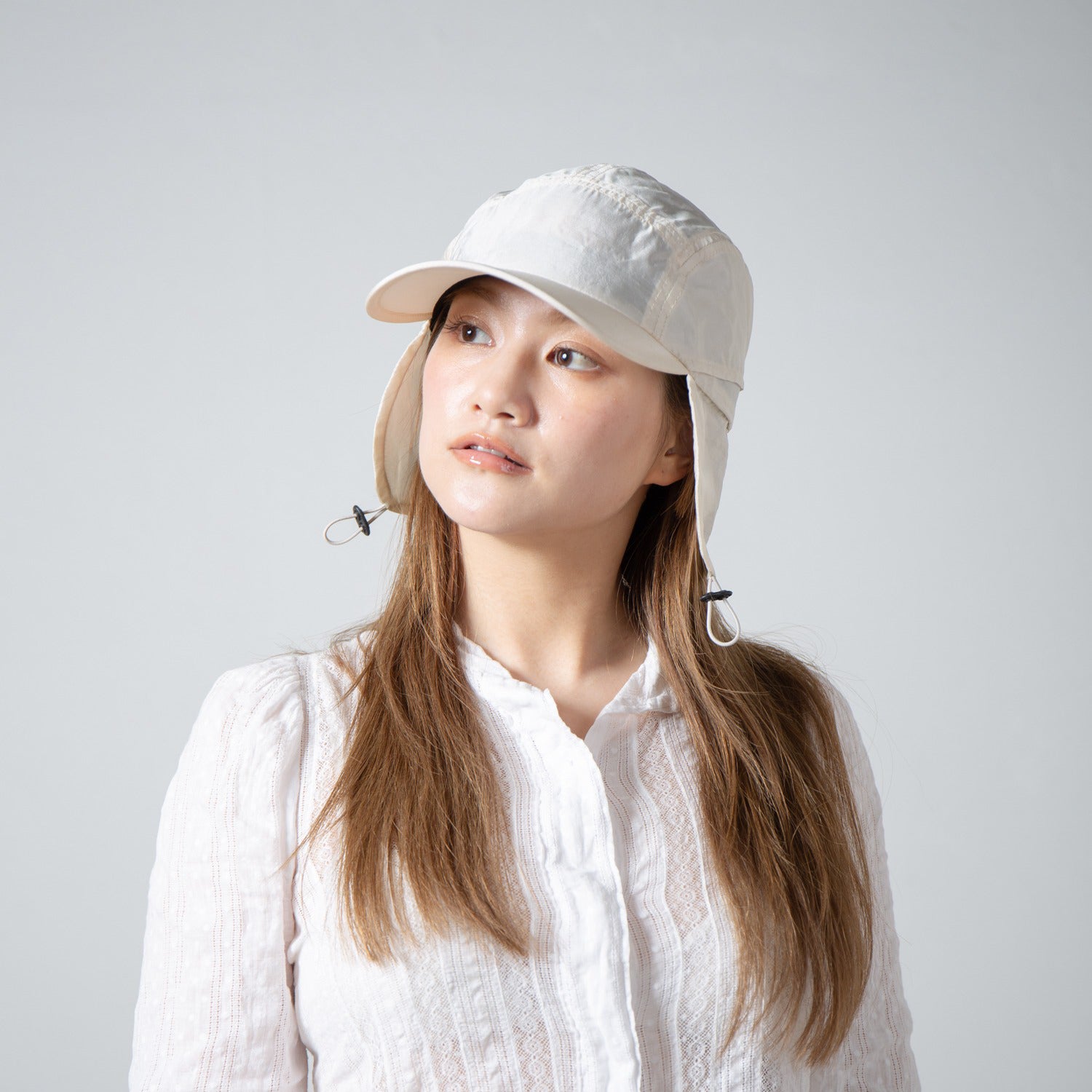 Ear Jet Cap | Color_Ivory | No_RL-26-050W_Ivory【RACAL_ラカル】【入荷予定アイテム・入荷連絡可能】