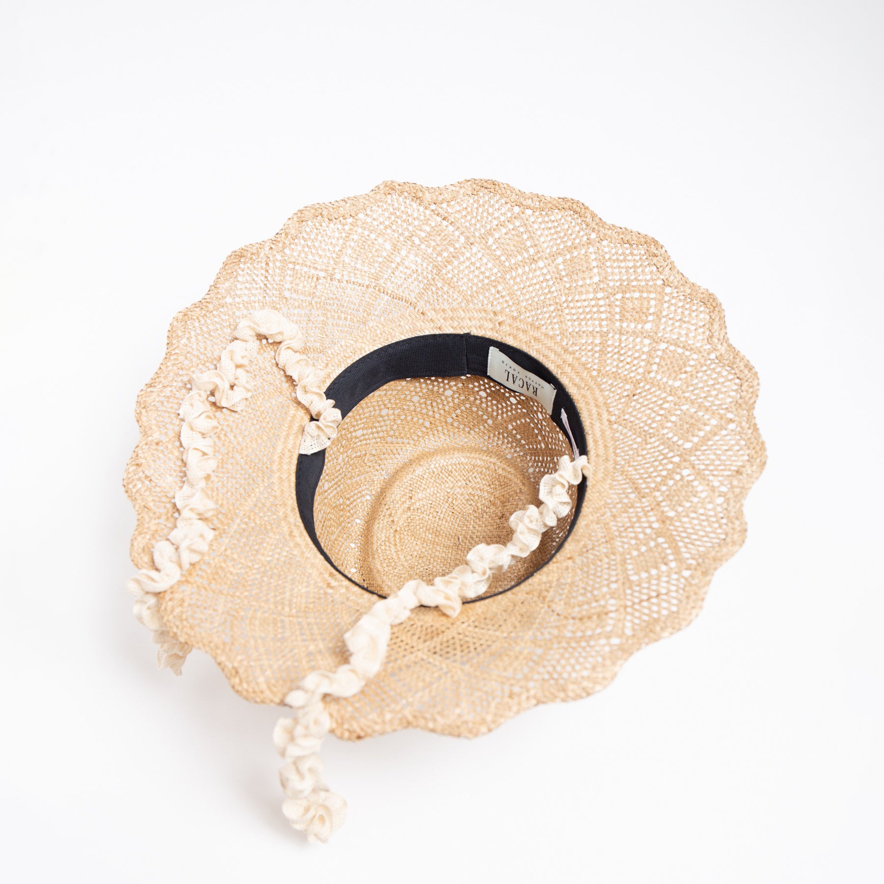 Kampi Lace Wave Hat | Color_Natural | No_RL-26-053W_Natural【RACAL_ラカル】【入荷予定アイテム・入荷連絡可能】