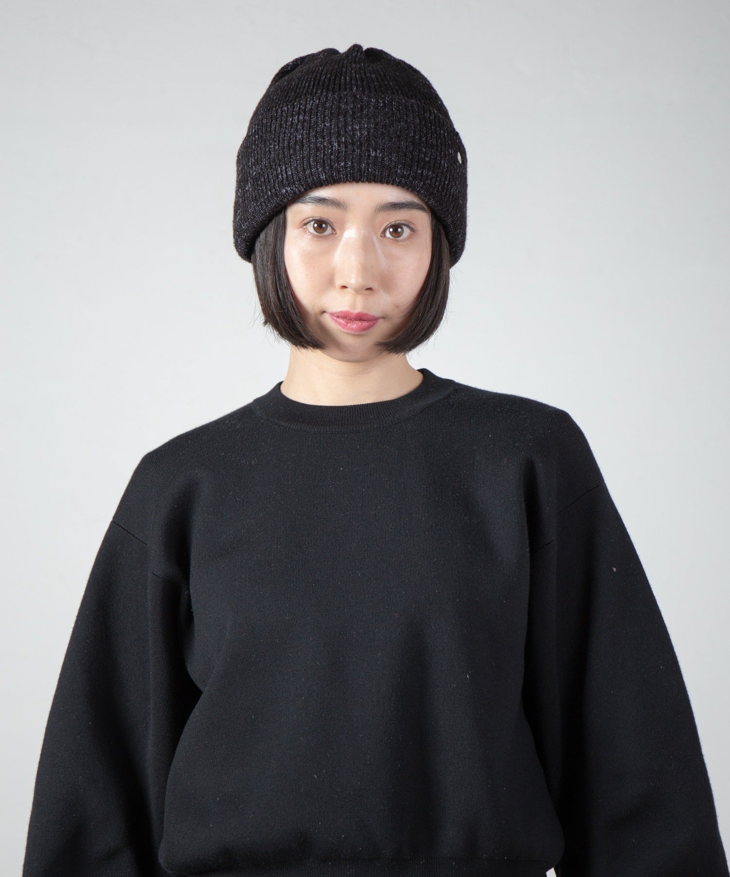 Mix Knit Cap – Black | RACAL | 入荷予定アイテム