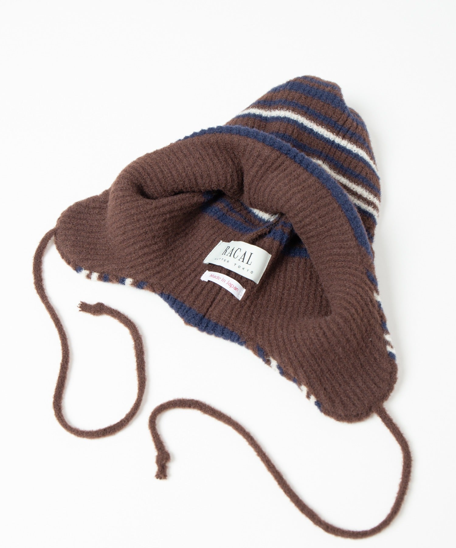 Ear Knit Cap – Brown Mix | RACAL | 入荷予定アイテム