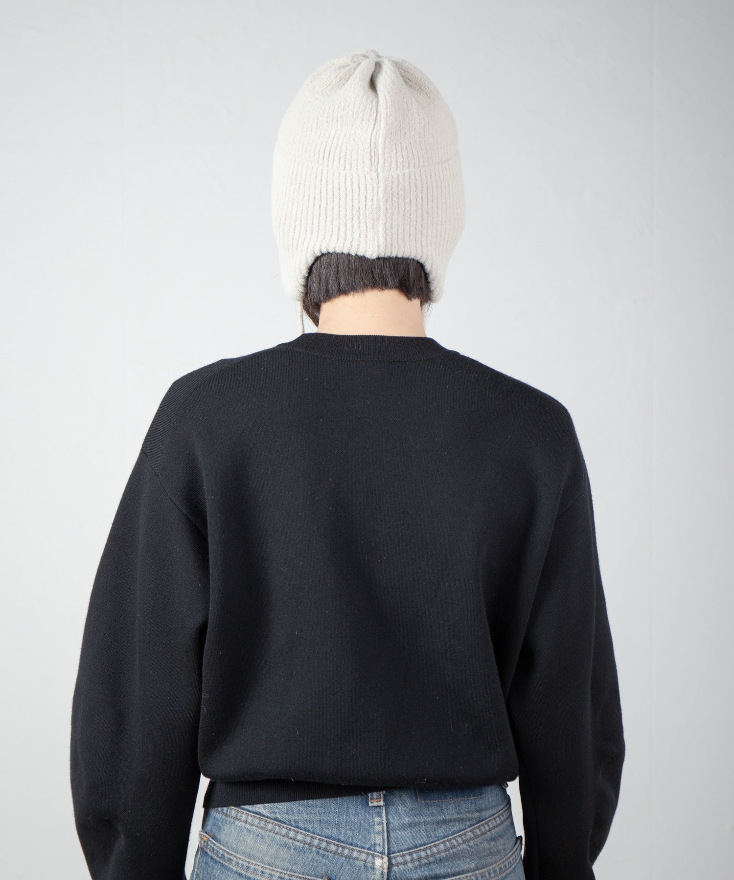 Ear Knit Cap – Ivory | RACAL | 入荷予定アイテム
