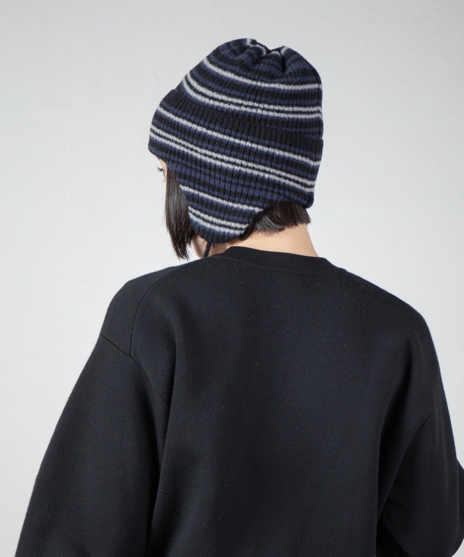 Ear Knit Cap – Navy Mix | RACAL | 入荷予定アイテム