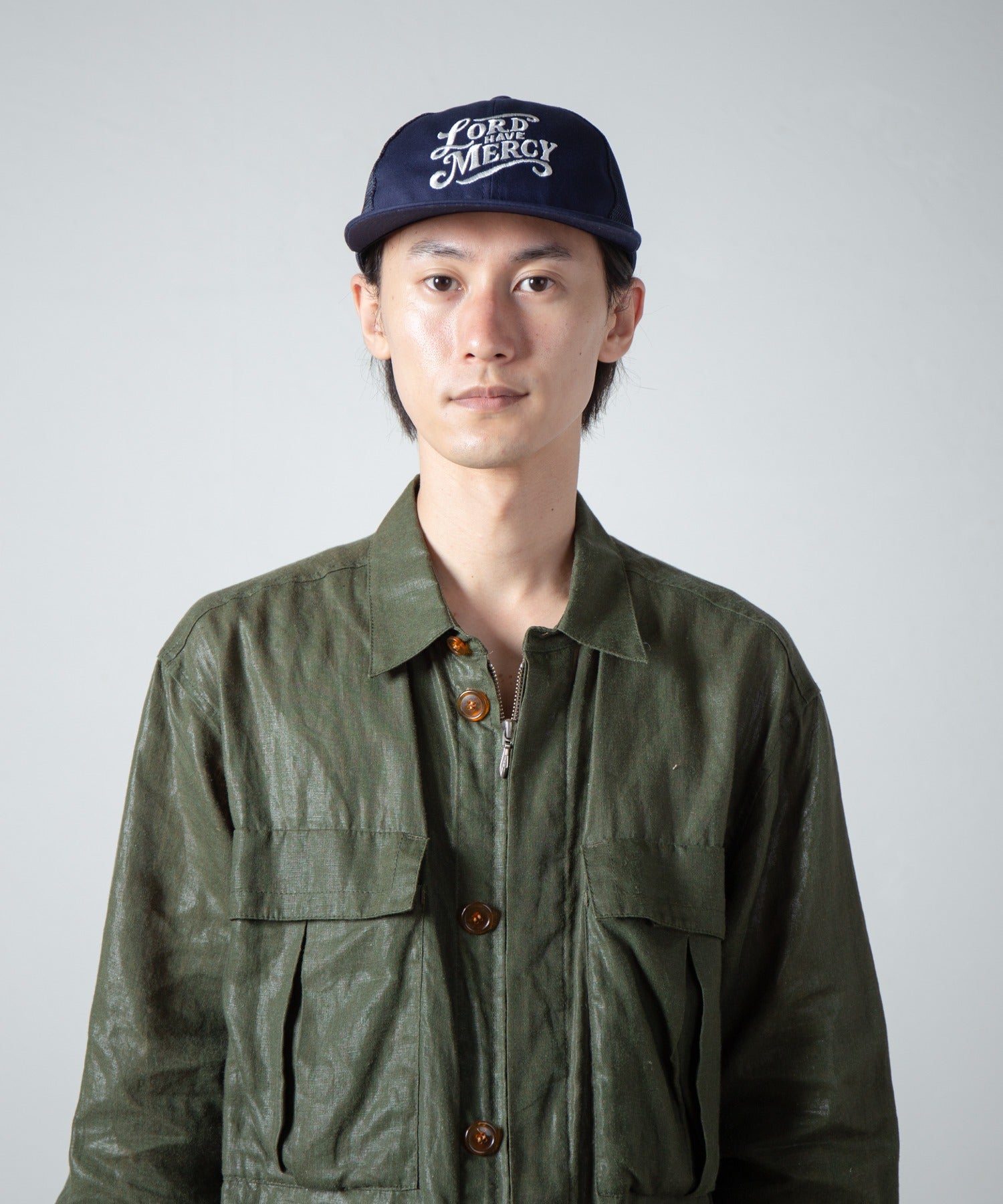 Flat Visor Mesh Cap – Navy | RACAL