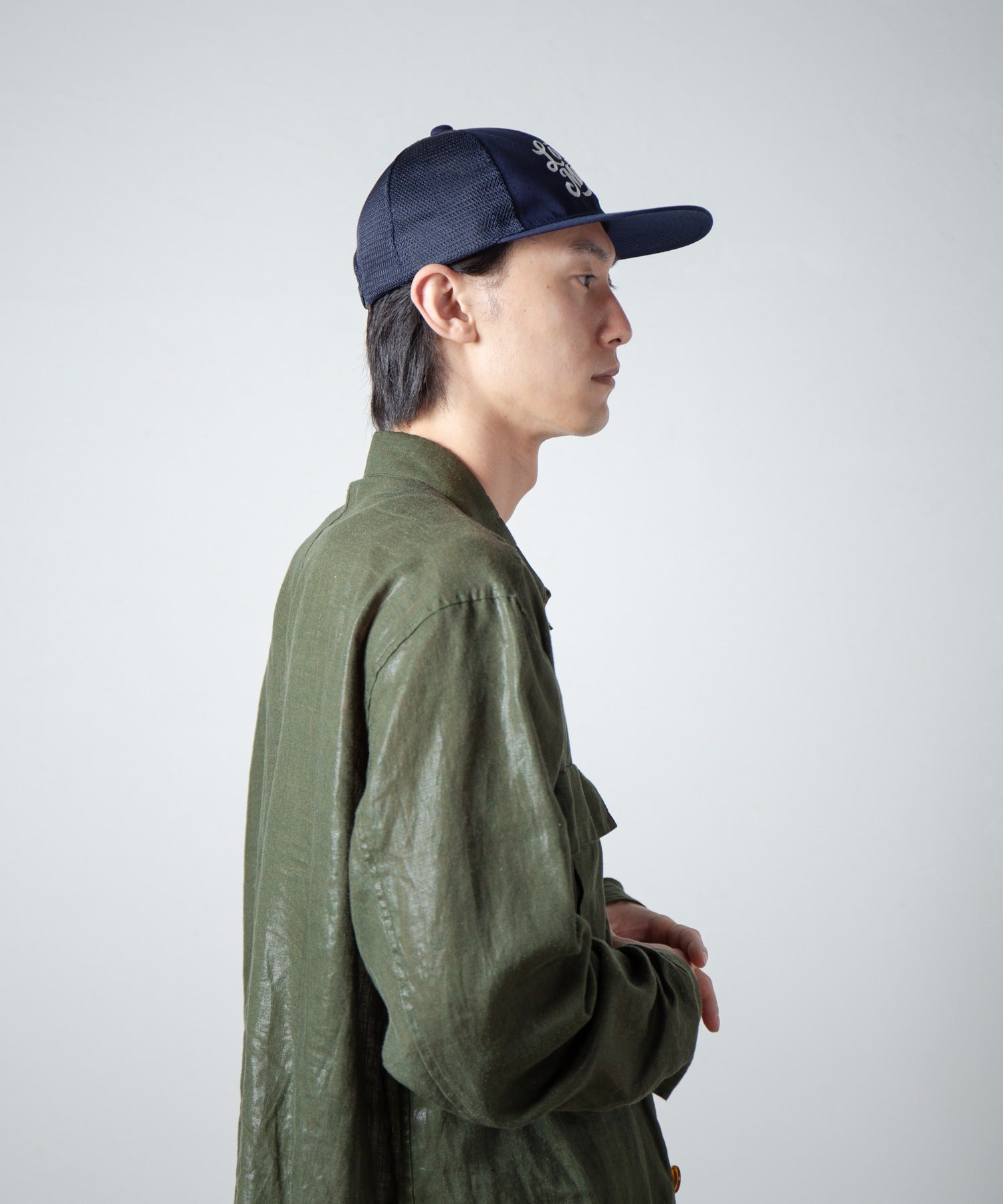 Flat Visor Mesh Cap – Navy | RACAL