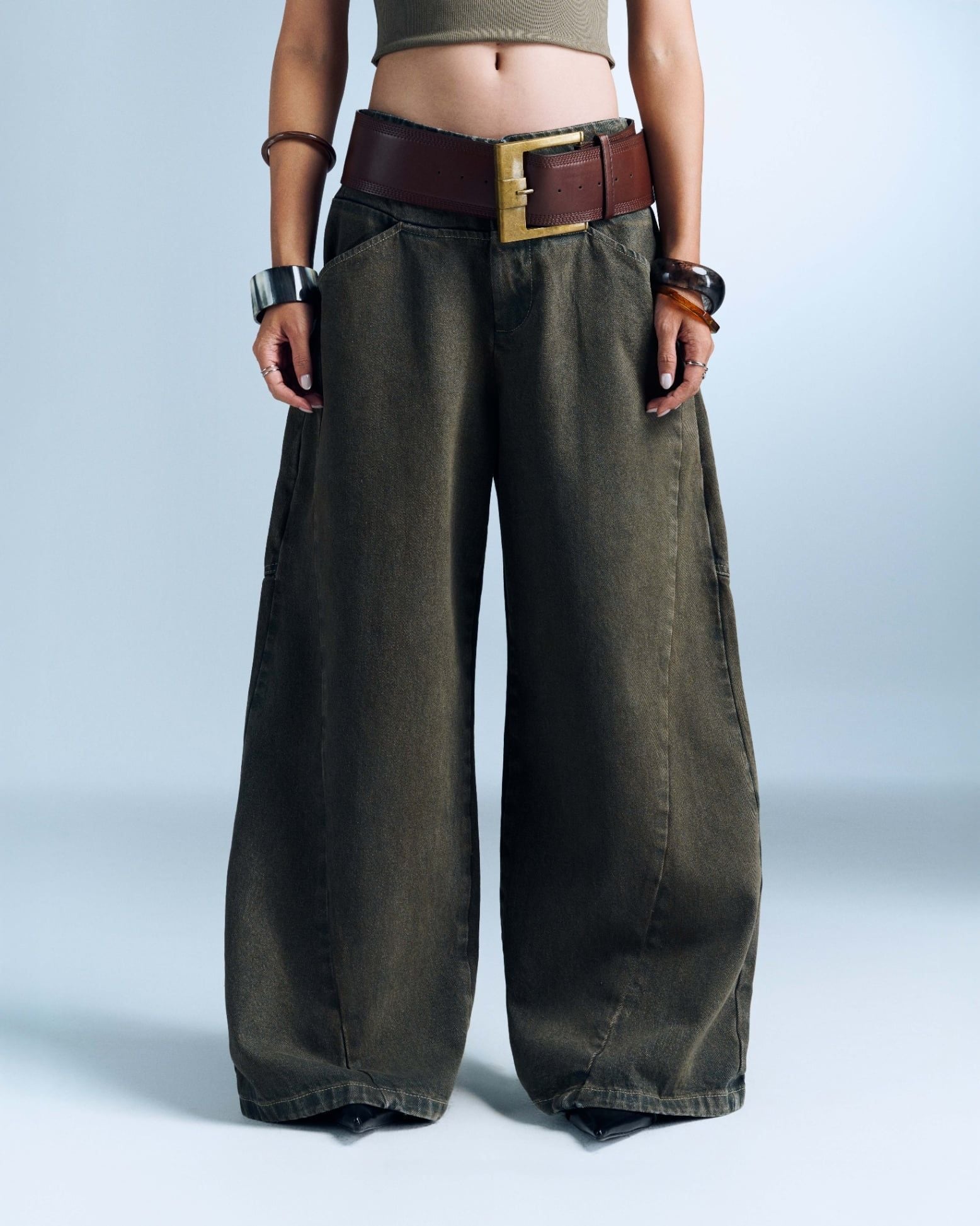 SEYMOUR PANTS VER JEAN (BROWNISH GRAY) | Bunny Hill Concept