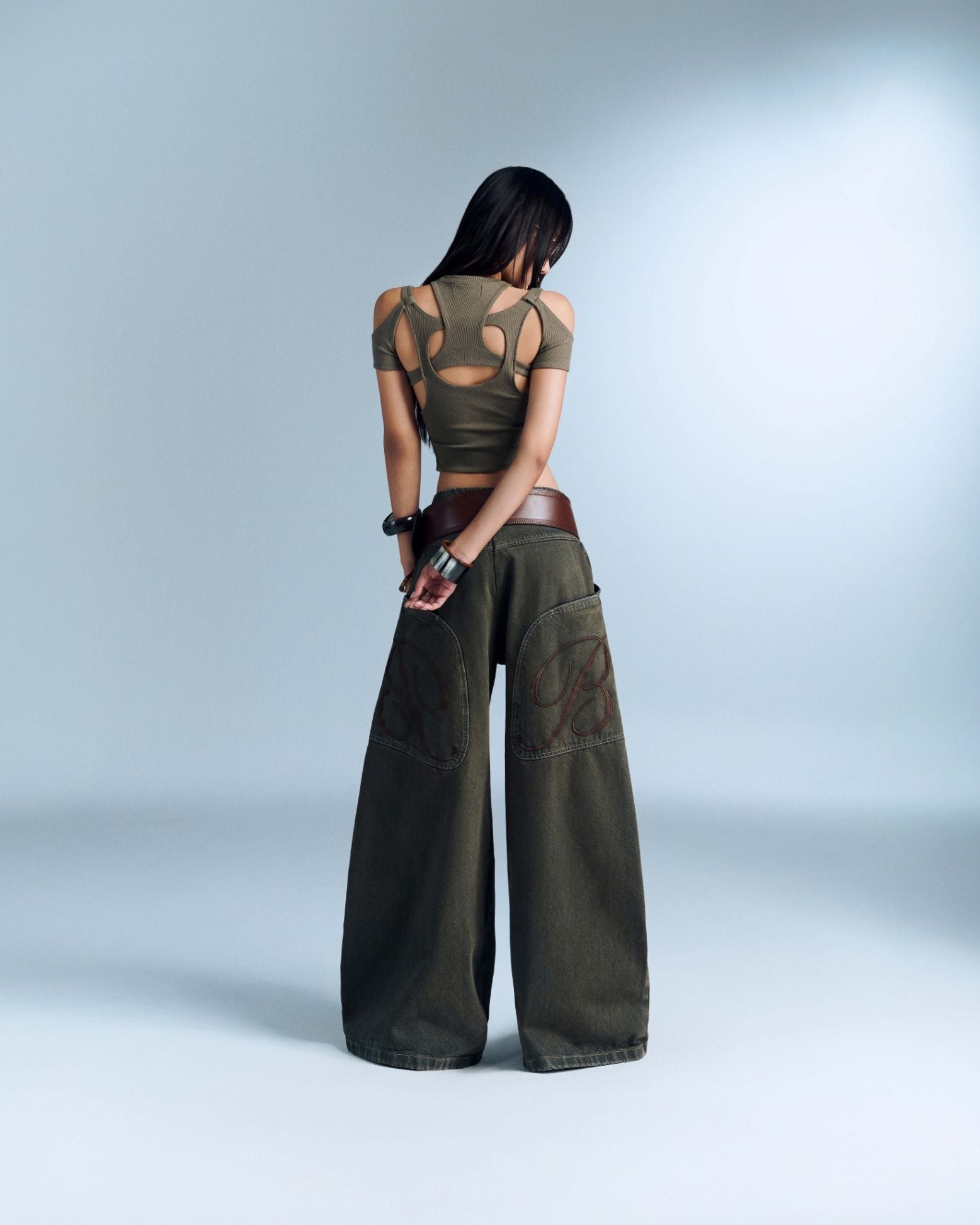 SEYMOUR PANTS VER JEAN (BROWNISH GRAY) | Bunny Hill Concept