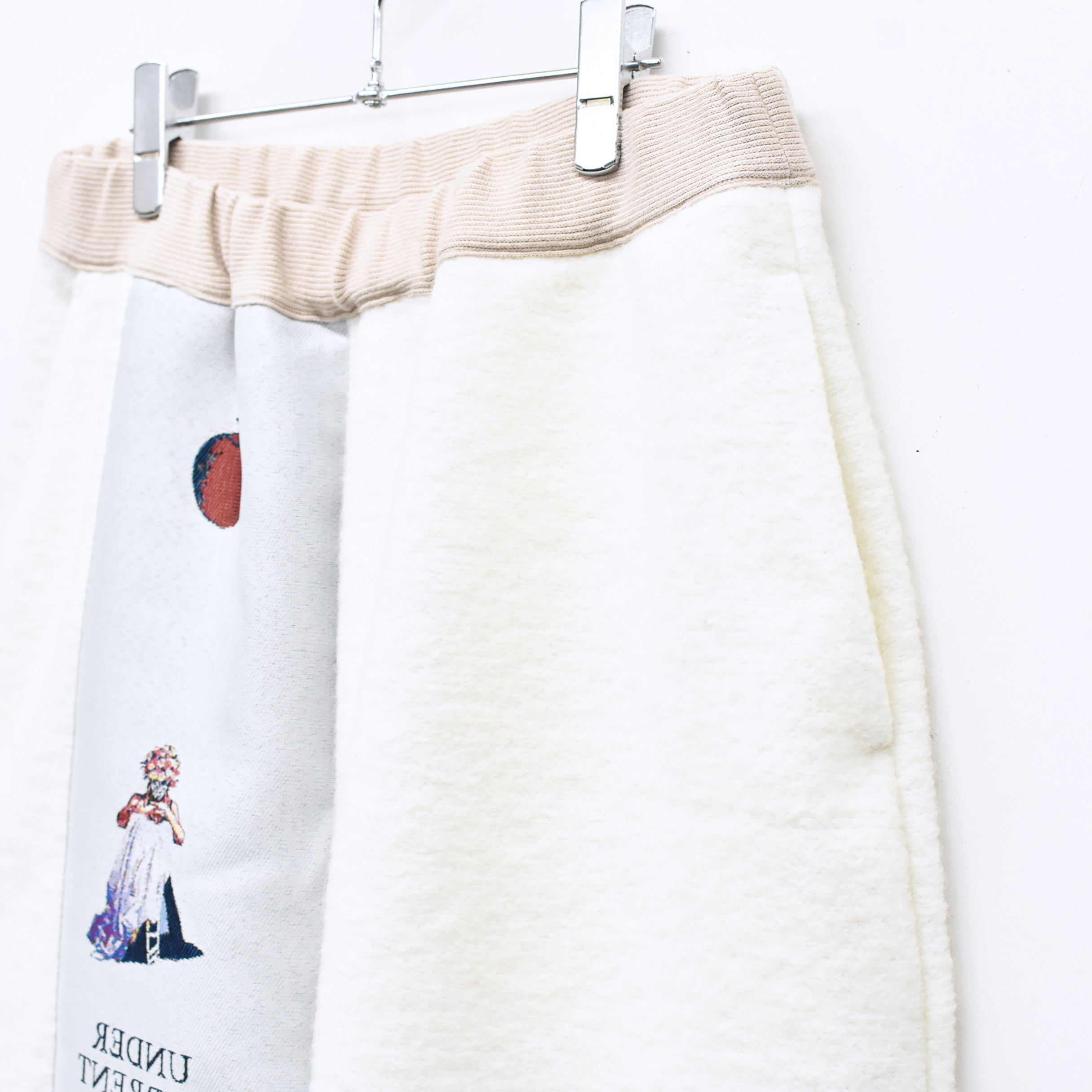 FLAGMENTS MIX DAYOFF PANT | Color_White | No_sf25aw-18_white【STOF_ストフ】【入荷予定アイテム・入荷連絡可能】