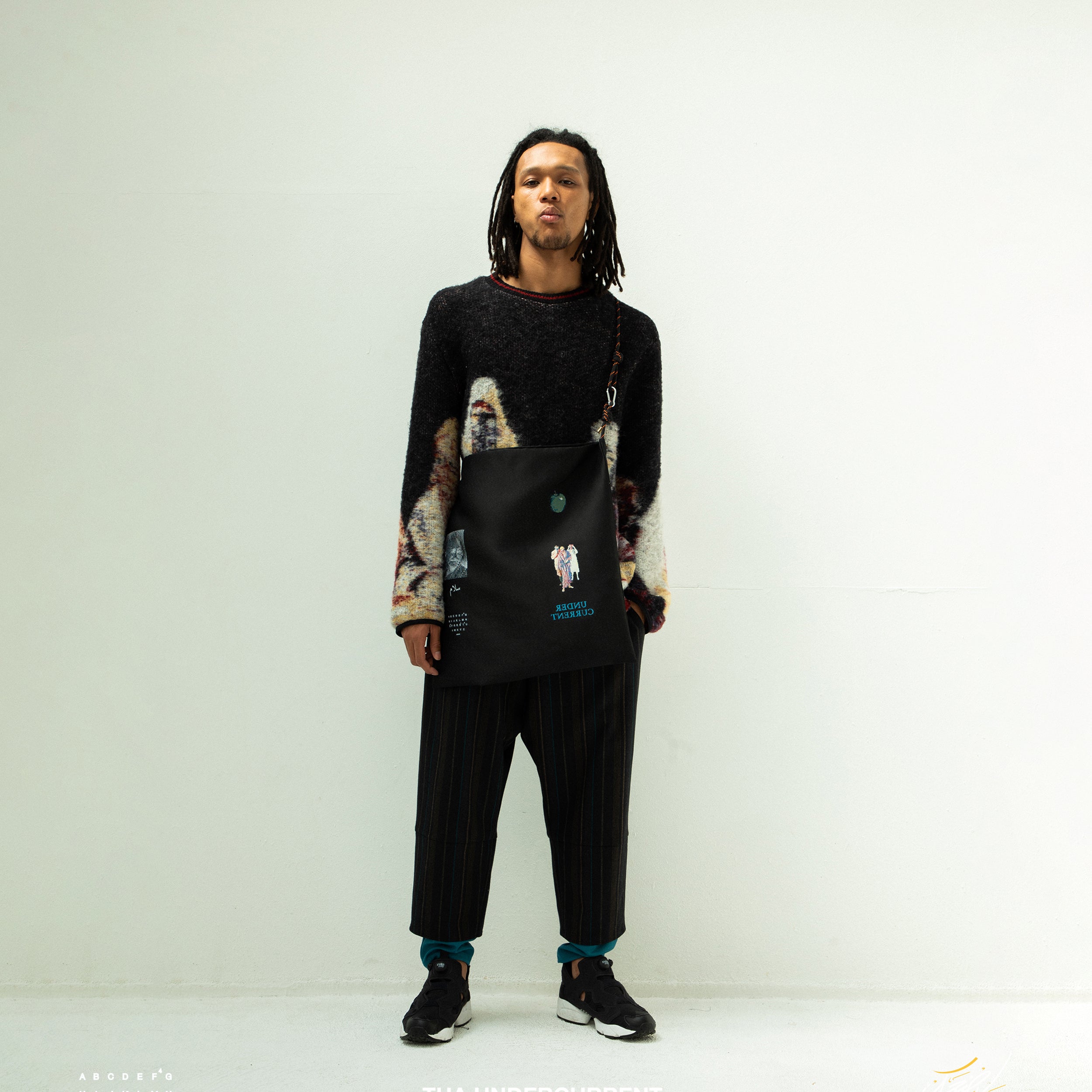 FLAGMENTS MIX RECORD BAG | Color_Black | No_sf25aw-22_black【STOF_ストフ】【入荷予定アイテム・入荷連絡可能】