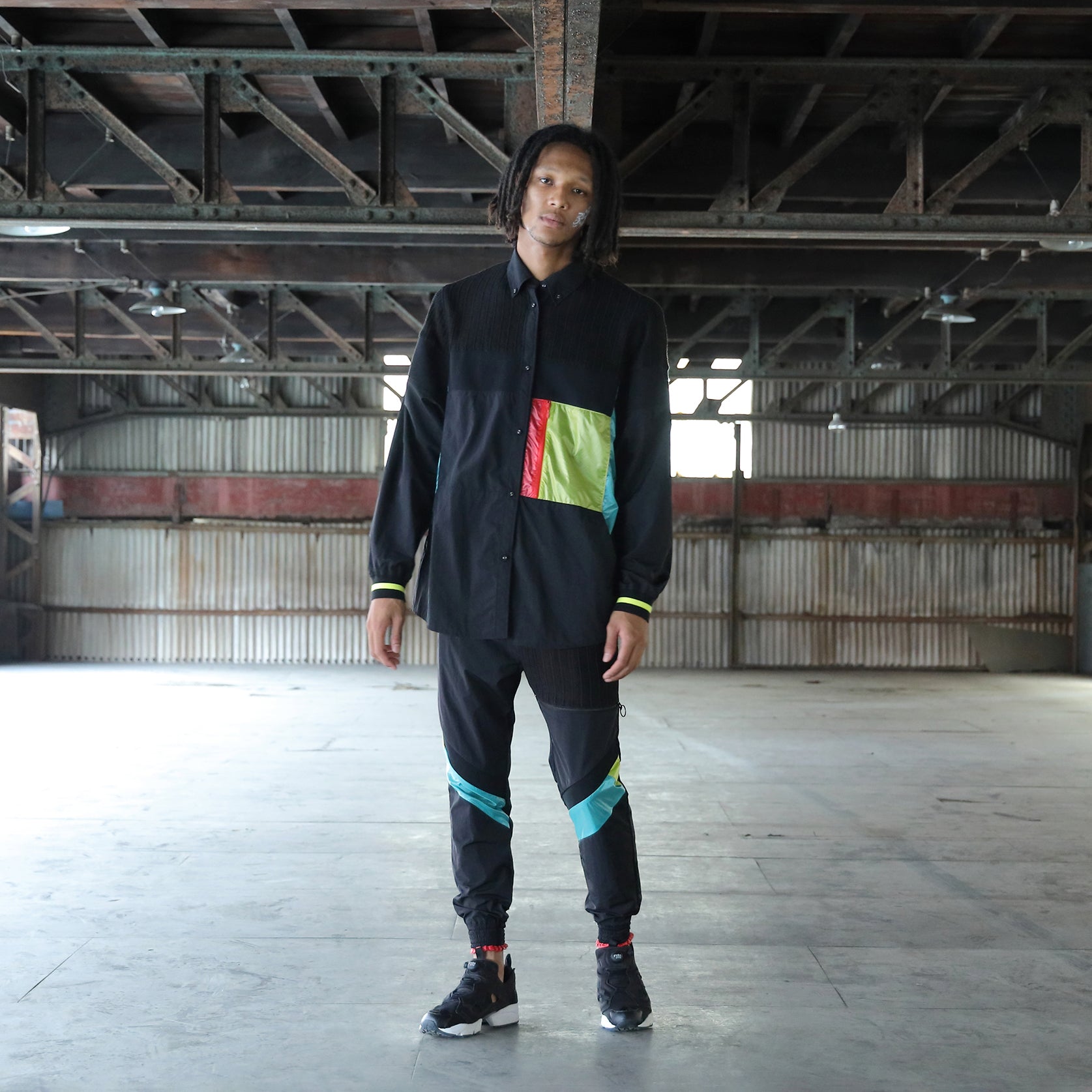 SF25SS-04_Black | Mash Track Pants | Color:Black【STOF_ストフ】【入荷予定アイテム・入荷連絡可能】