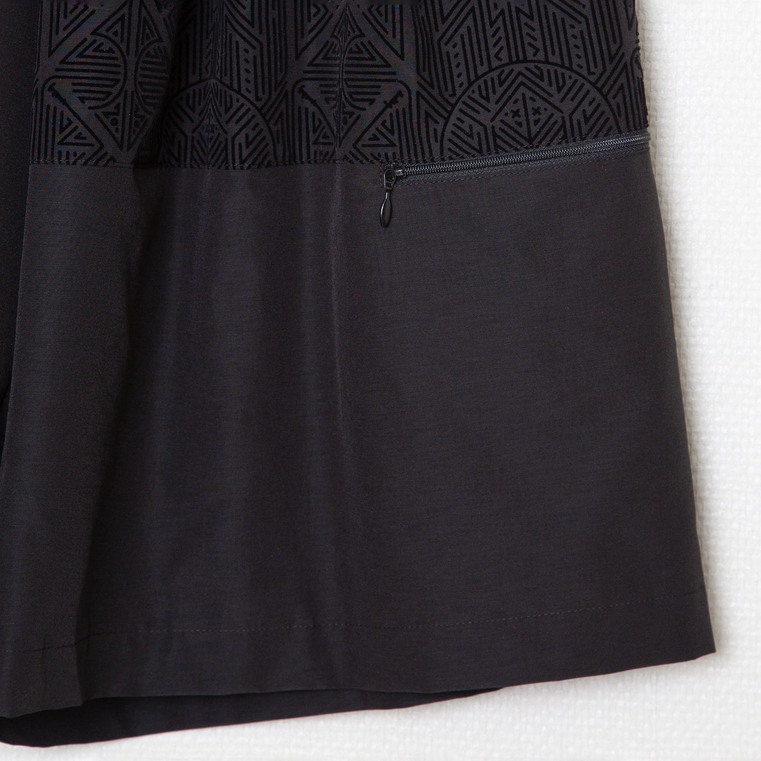 SF25SS-11_Black | Stone Yard Floc Wide Shorts | Color:Black【STOF_ストフ】【入荷予定アイテム・入荷連絡可能】