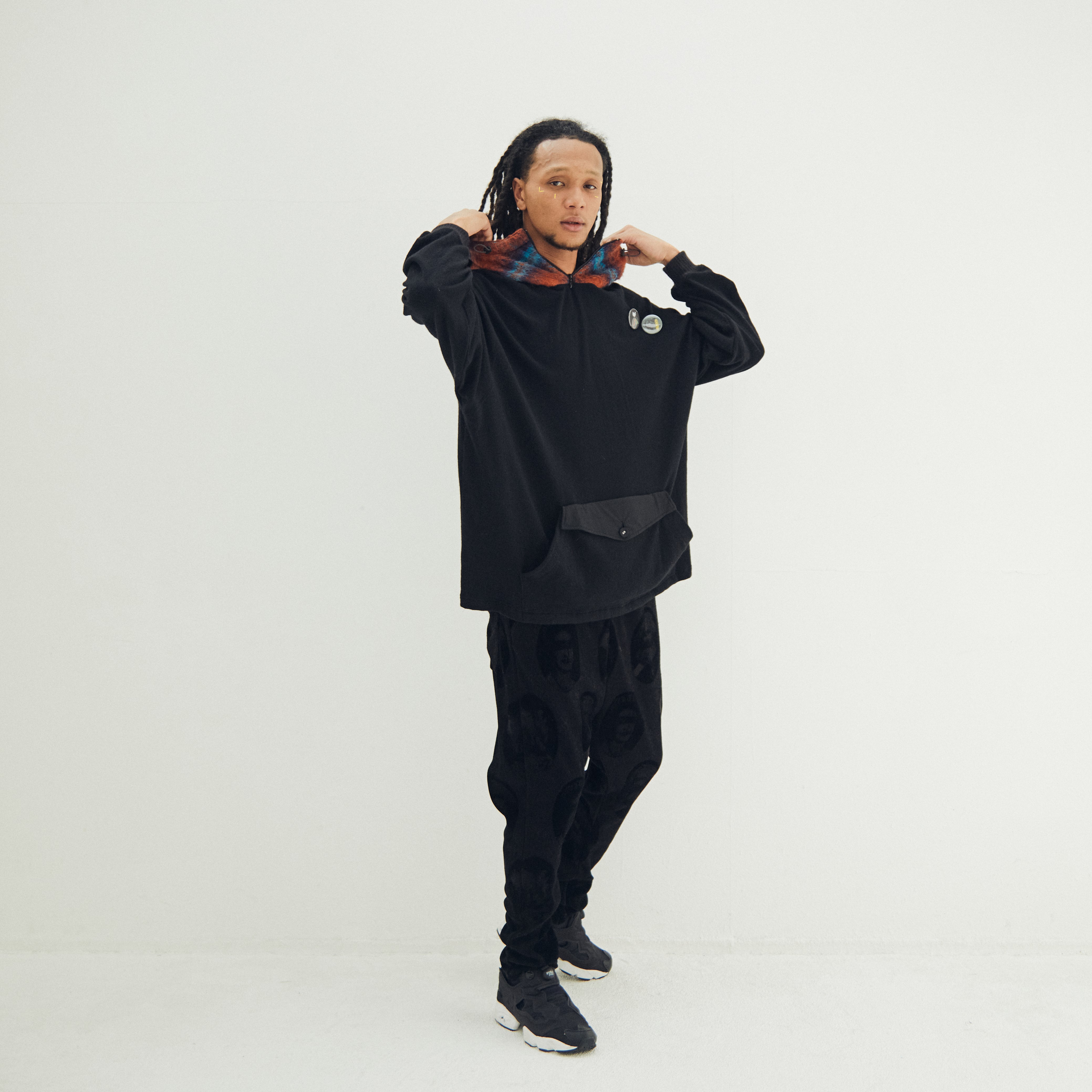 Mixture Pul Hoodie – Black | STOF | 入荷予定アイテム