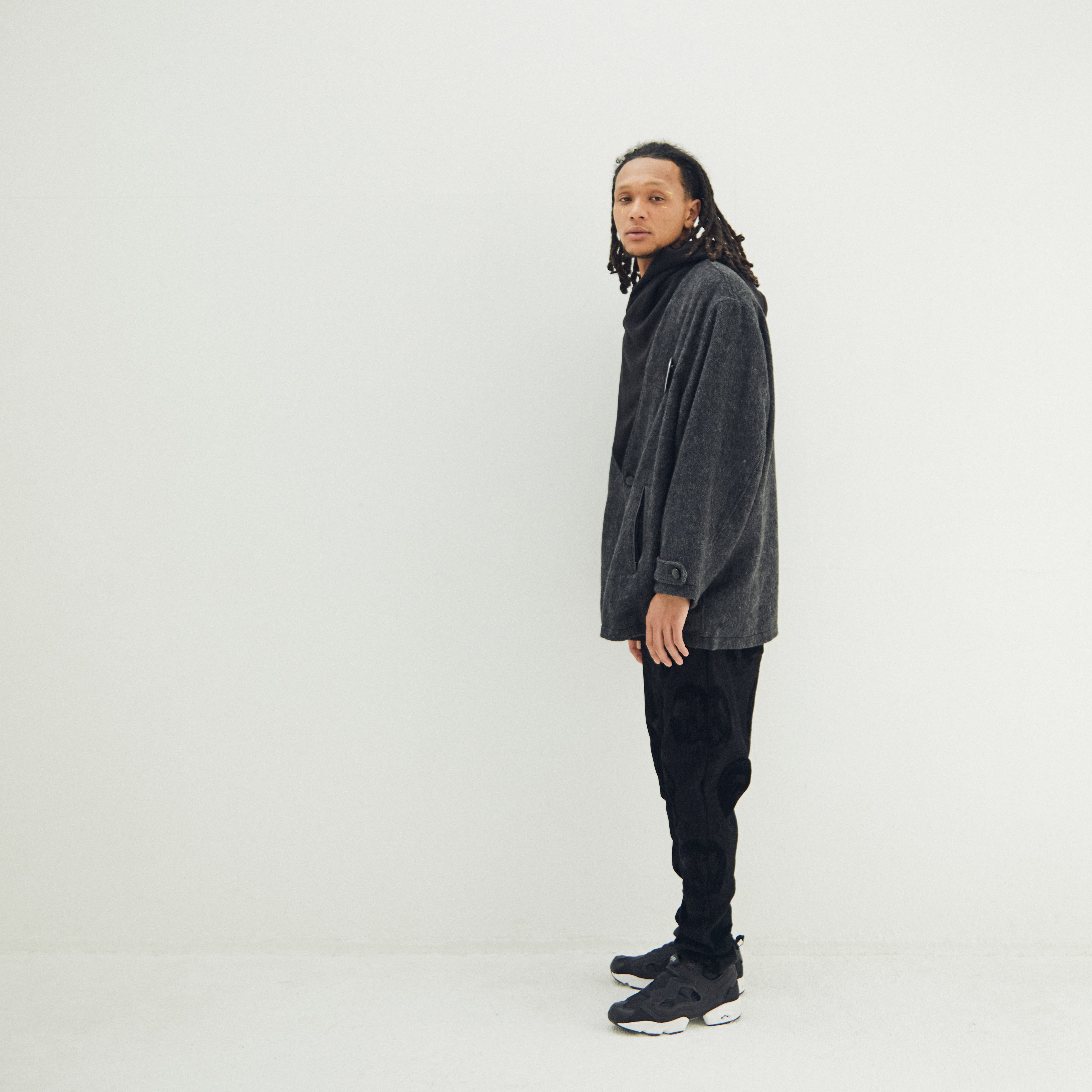 Anarchy Shawl Short Coat – Black | STOF | 入荷予定アイテム
