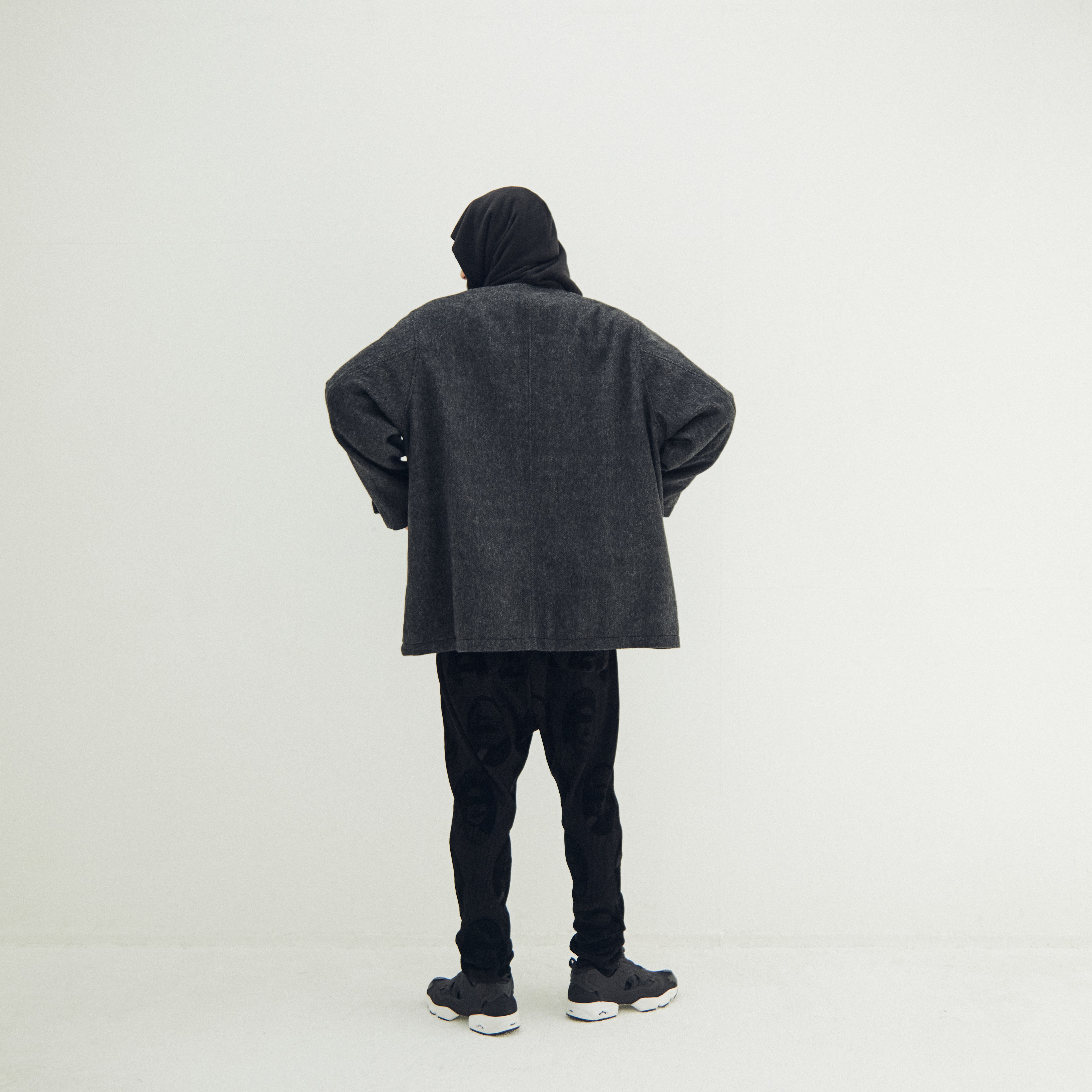 Anarchy Shawl Short Coat – Black | STOF | 入荷予定アイテム
