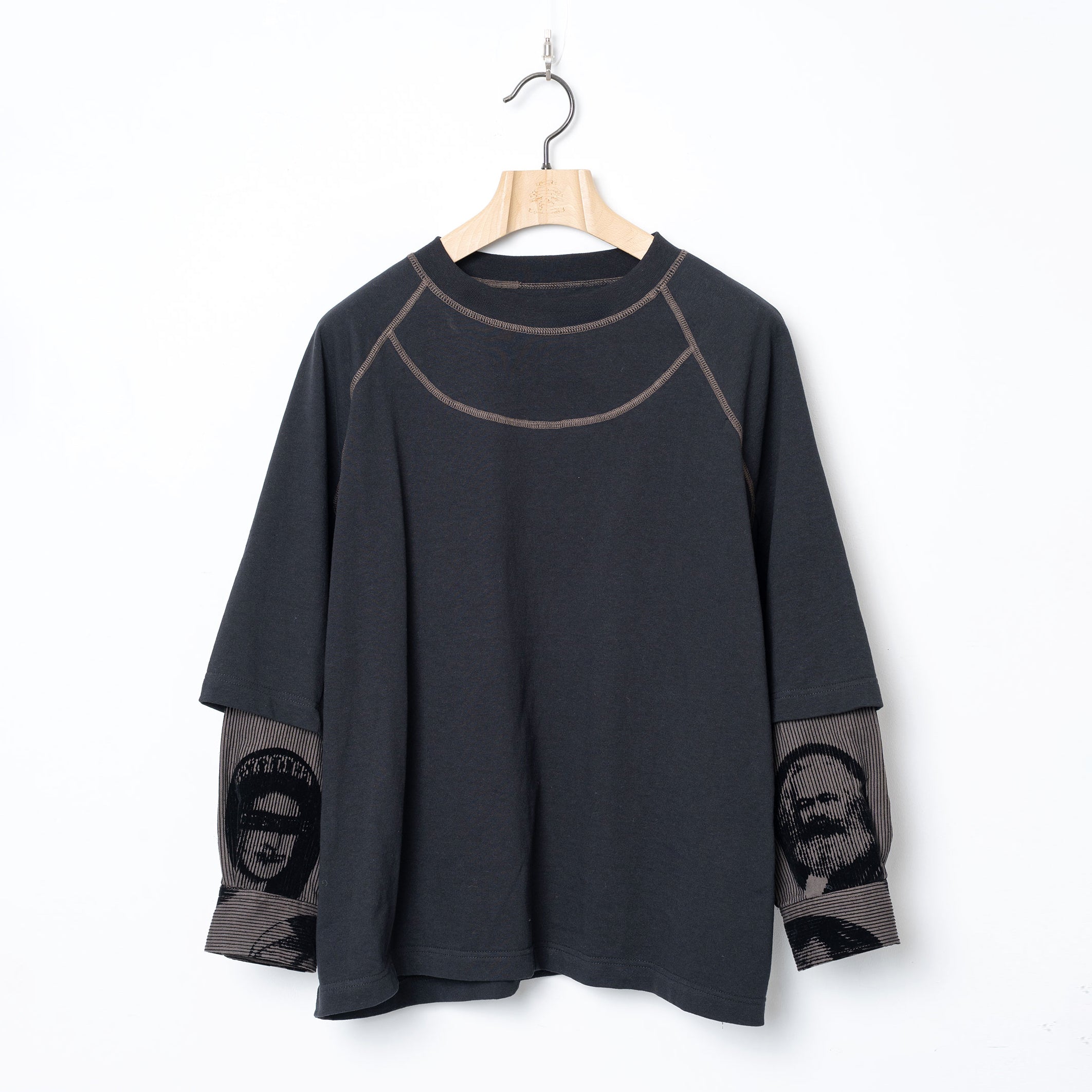 Anarchy/Flocky Layer Tee – Black | STOF | 入荷予定アイテム