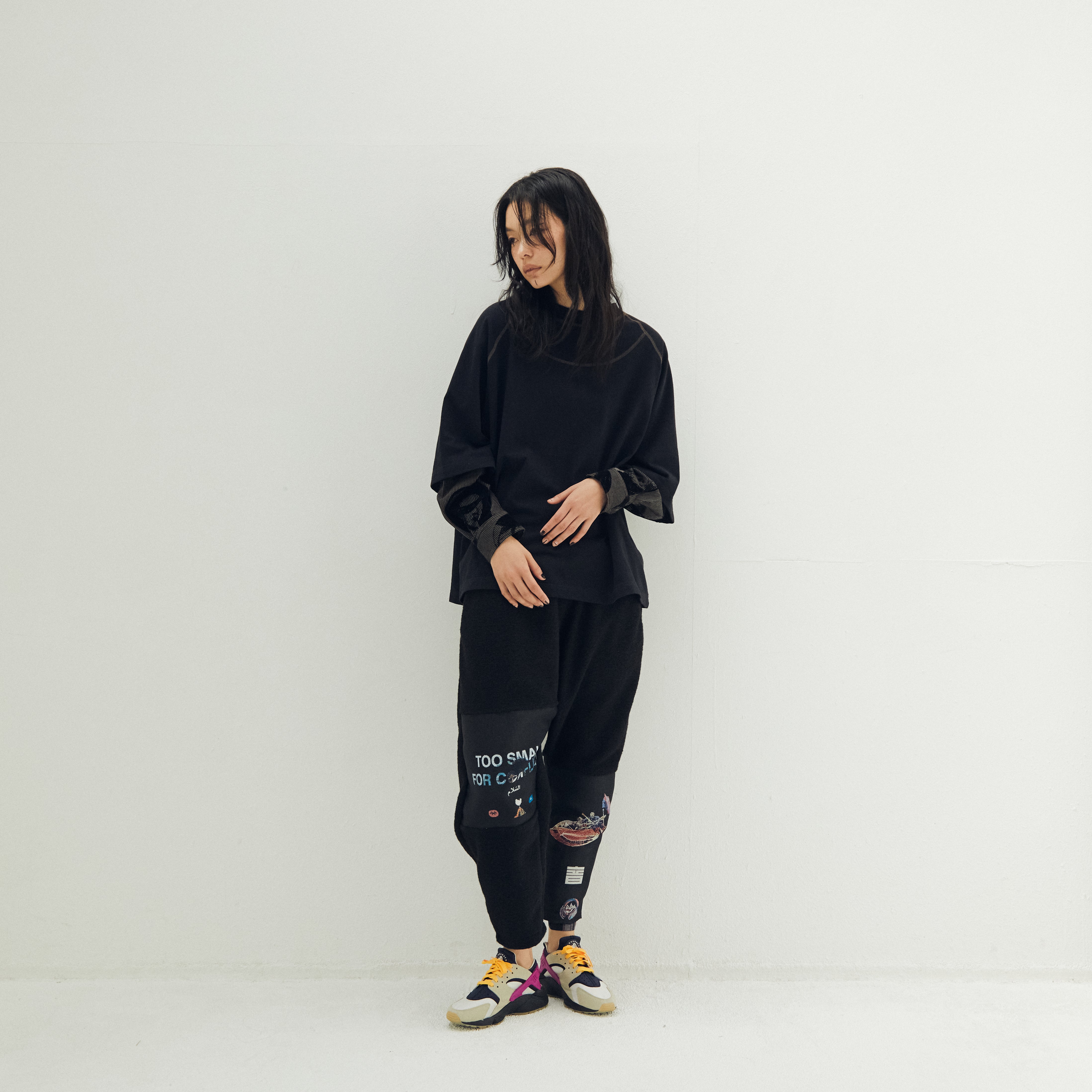 Anarchy/Flocky Layer Tee – Black | STOF | 入荷予定アイテム