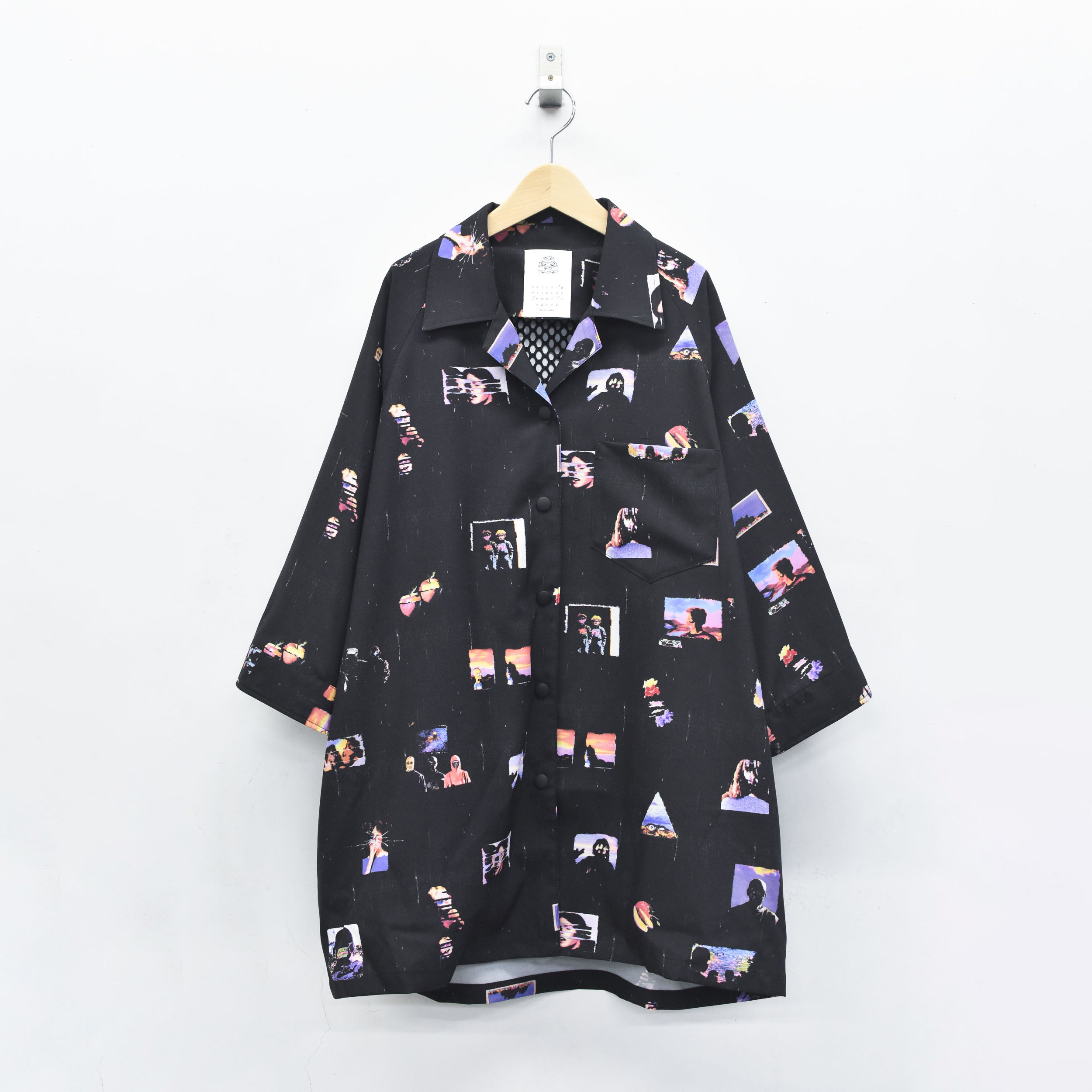 PEDESTRIAN OVERSIZED SHIRT | Color_Black | No_SF26SS-03_Black【STOF_ストフ】【入荷予定アイテム・入荷連絡可能】