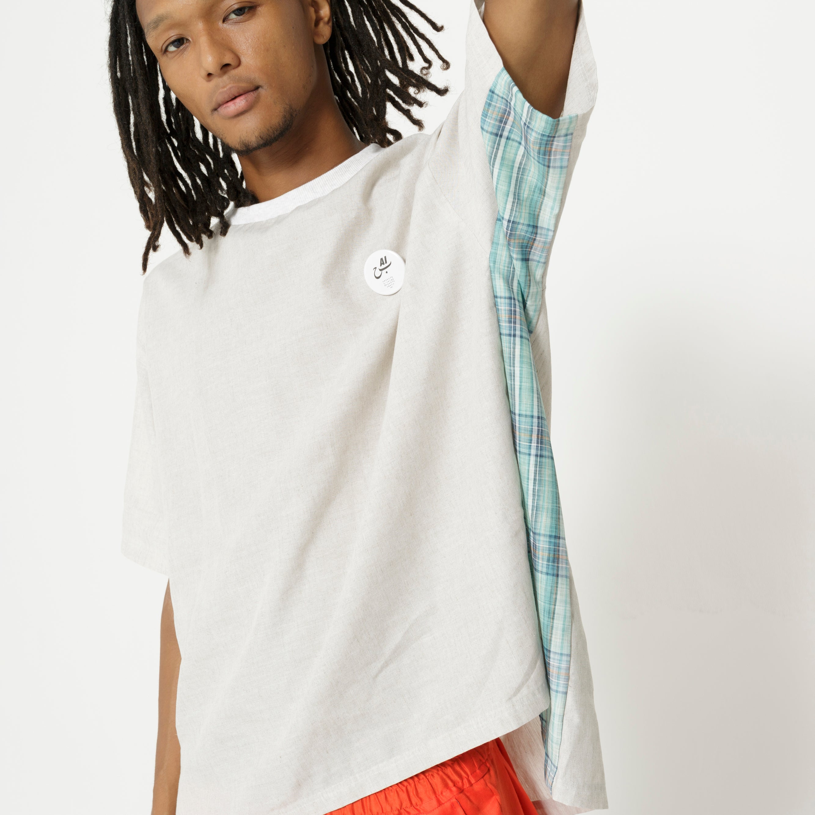 PEDESTRIAN SHIRT TEE | Color_Natural | No_SF26SS-04_Natural【STOF_ストフ】【入荷予定アイテム・入荷連絡可能】