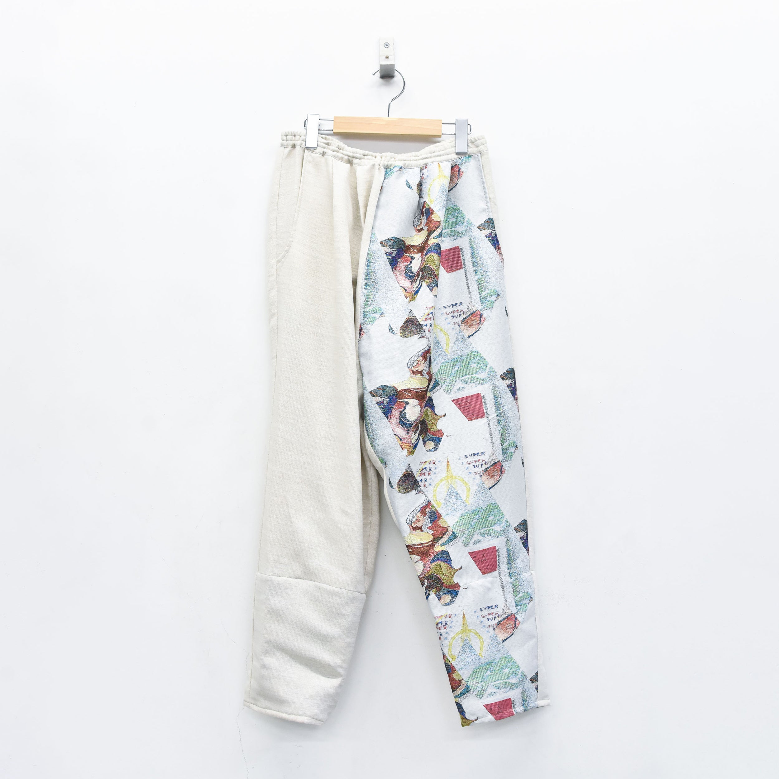 BORDERLESS JQ PANTS | Color_White | No_SF26SS-08_White【STOF_ストフ】【入荷予定アイテム・入荷連絡可能】