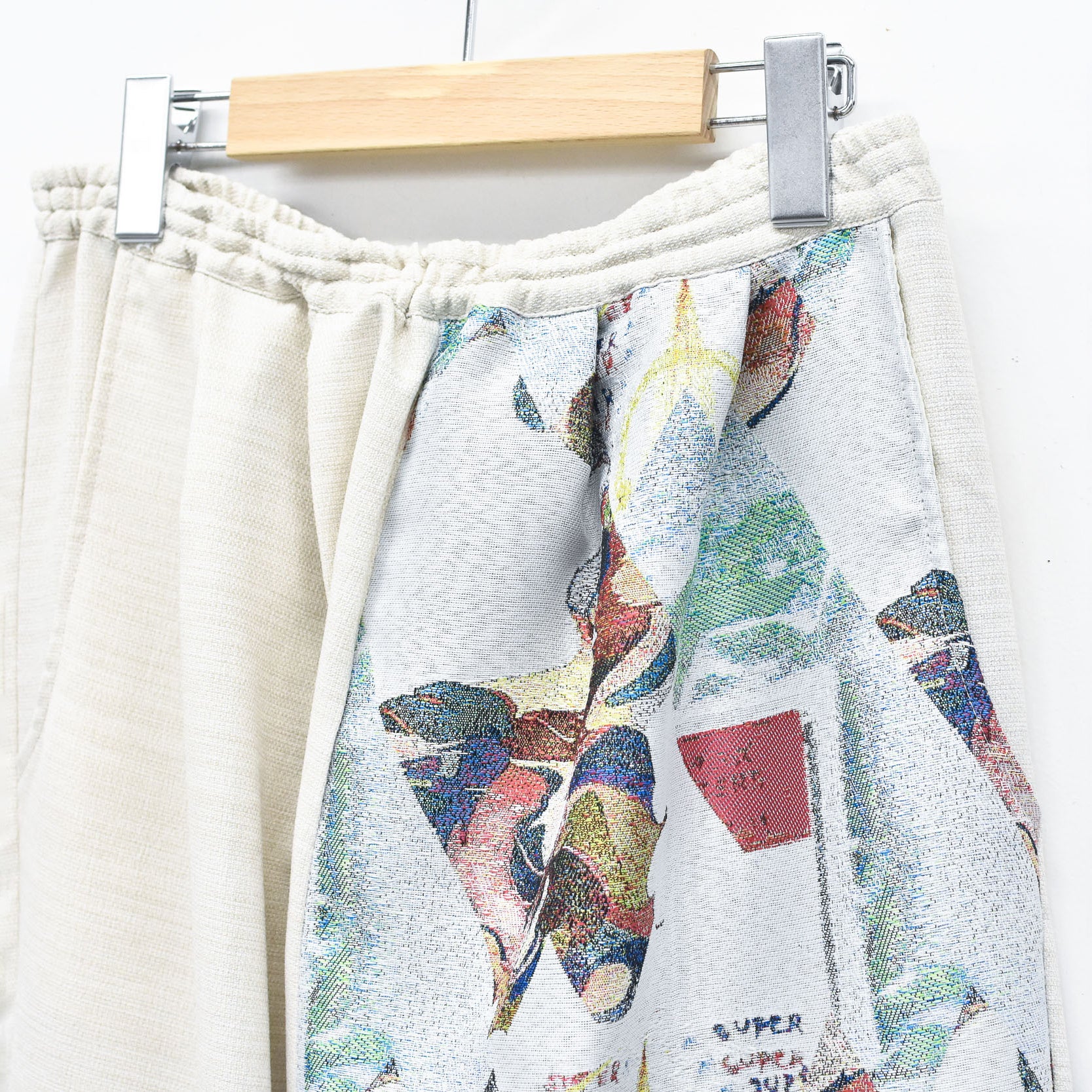 BORDERLESS JQ PANTS | Color_White | No_SF26SS-08_White【STOF_ストフ】【入荷予定アイテム・入荷連絡可能】