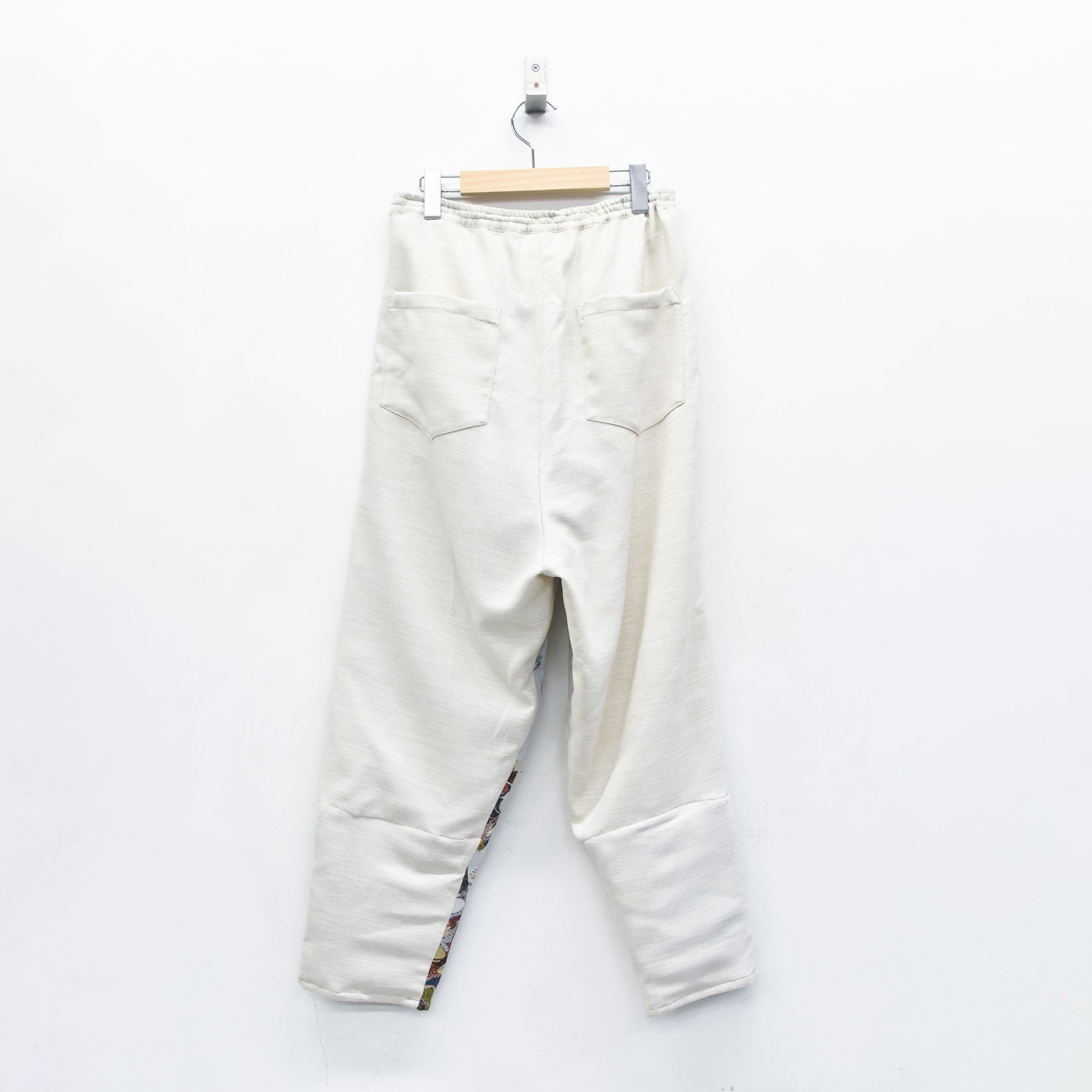 BORDERLESS JQ PANTS | Color_White | No_SF26SS-08_White【STOF_ストフ】【入荷予定アイテム・入荷連絡可能】