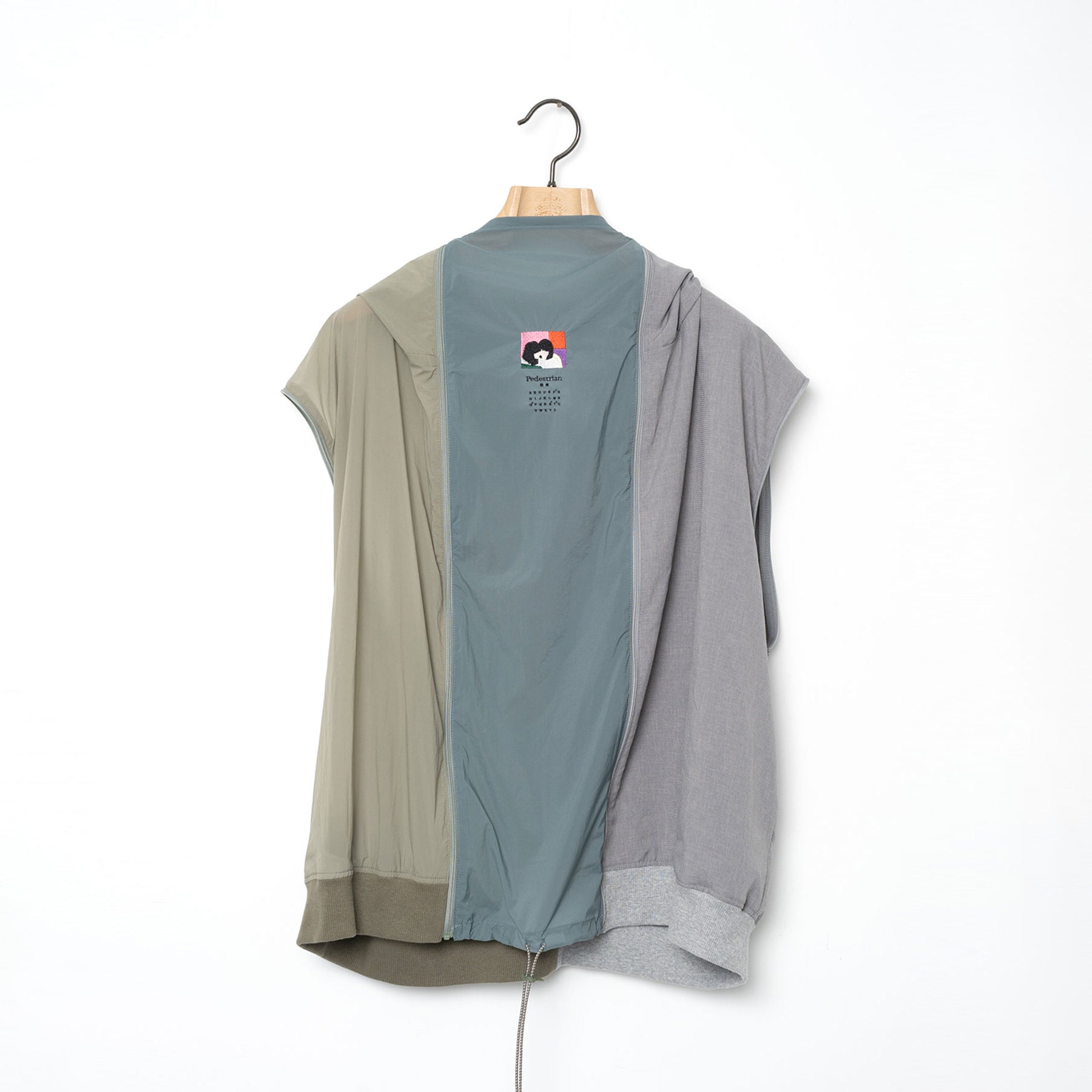 MNEELYTITN-GSHCIROTLSOR 3WAY HOODIE JACKET | Color_Grey | No_SF26SS-11_Grey【STOF_ストフ】【入荷予定アイテム・入荷連絡可能】