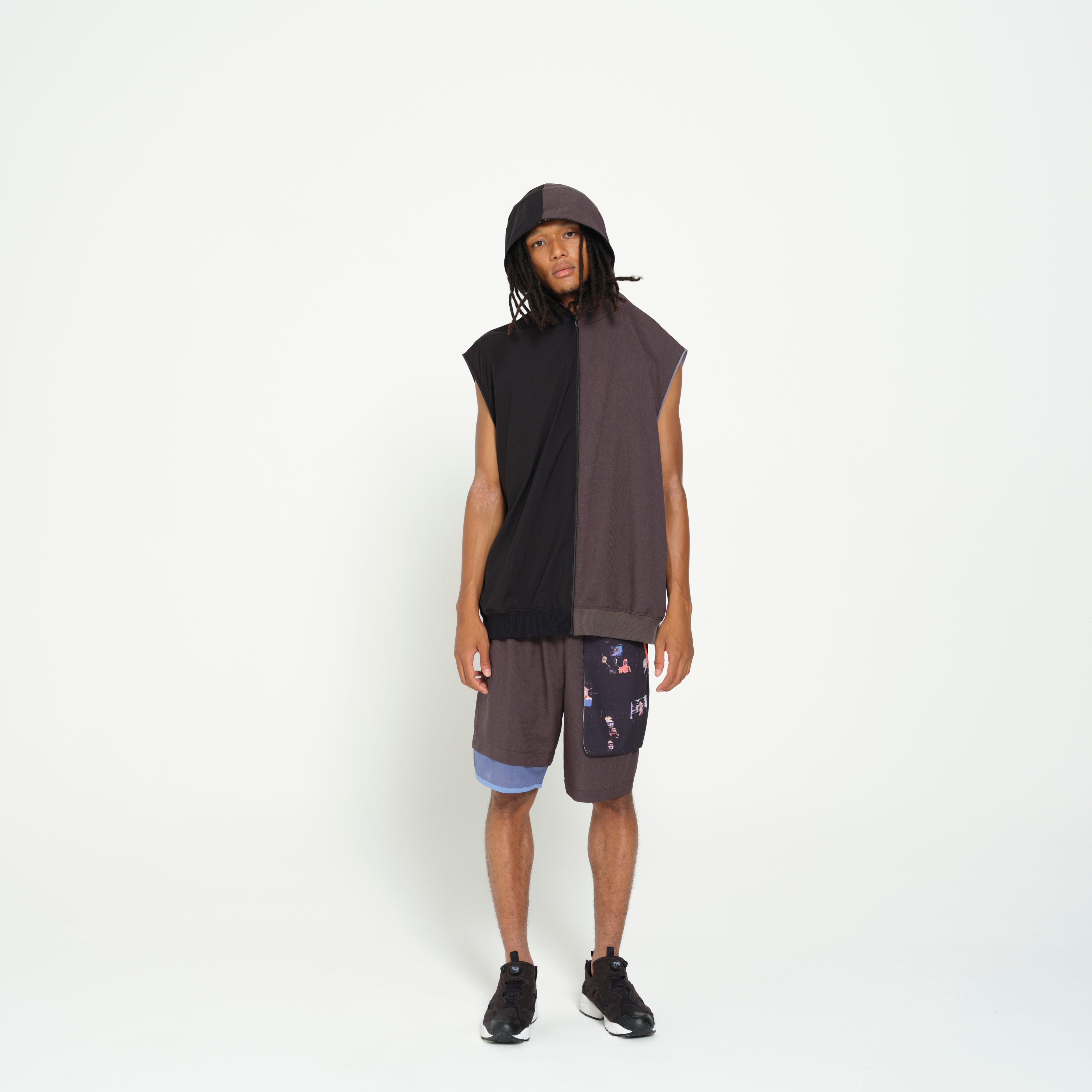 MNEELYTITN-GSHCIROTLSOR 3WAY HOODIE JACKET | Color_Black | No_SF26SS-11_Black【STOF_ストフ】【入荷予定アイテム・入荷連絡可能】