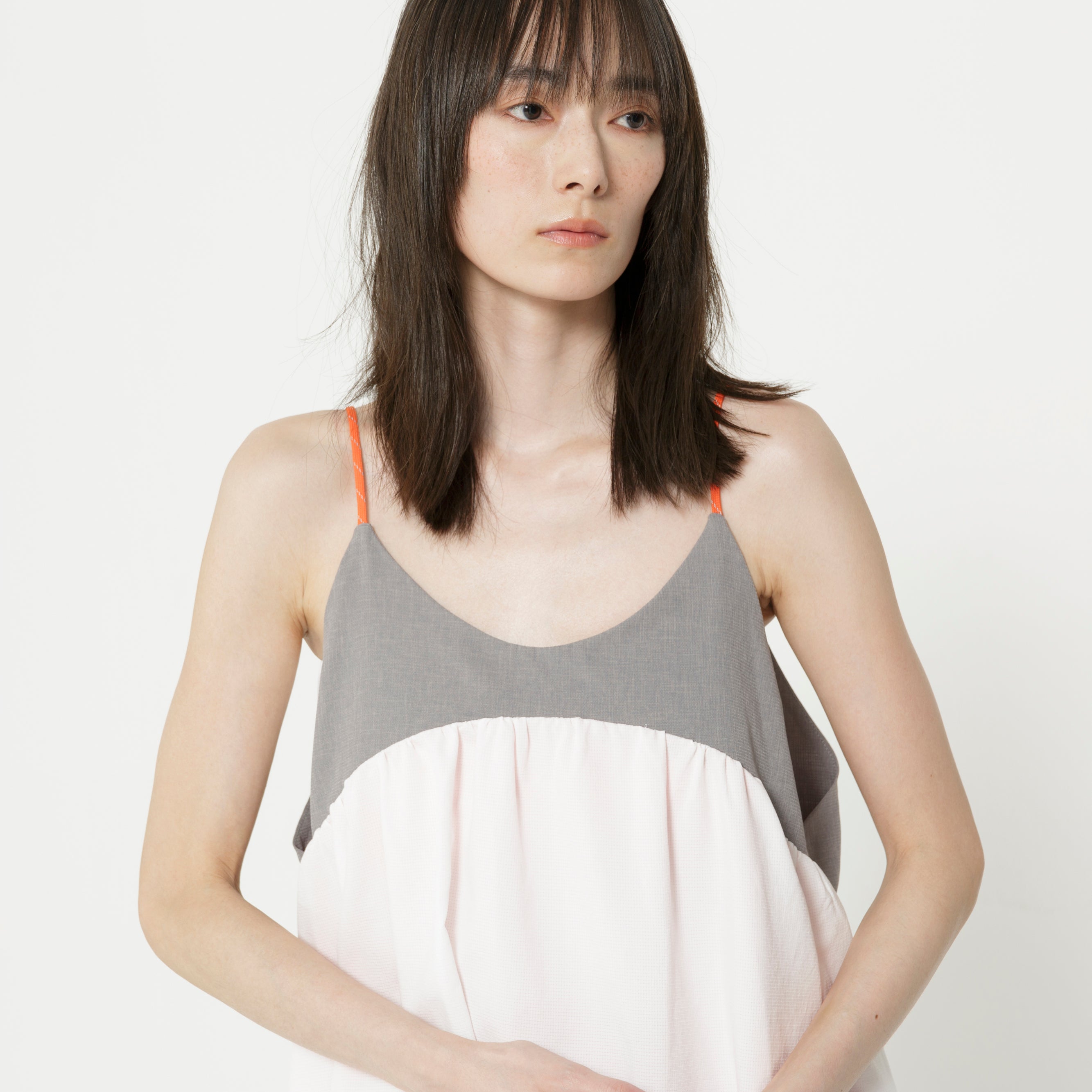 MELTING COLOR ONE-PIECE | Color_White | No_SF26SS-12_White【STOF_ストフ】【入荷予定アイテム・入荷連絡可能】