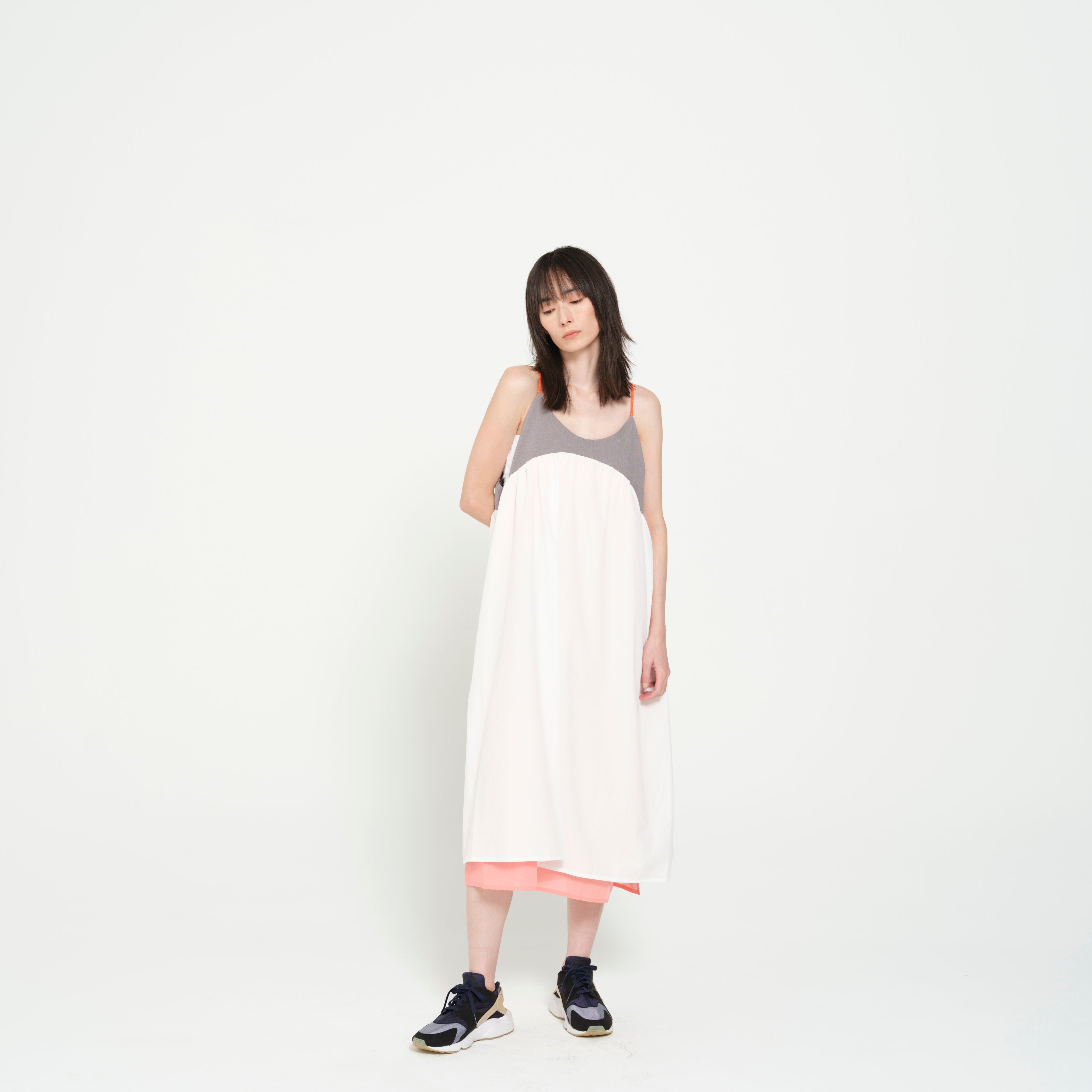 MELTING COLOR ONE-PIECE | Color_White | No_SF26SS-12_White【STOF_ストフ】【入荷予定アイテム・入荷連絡可能】