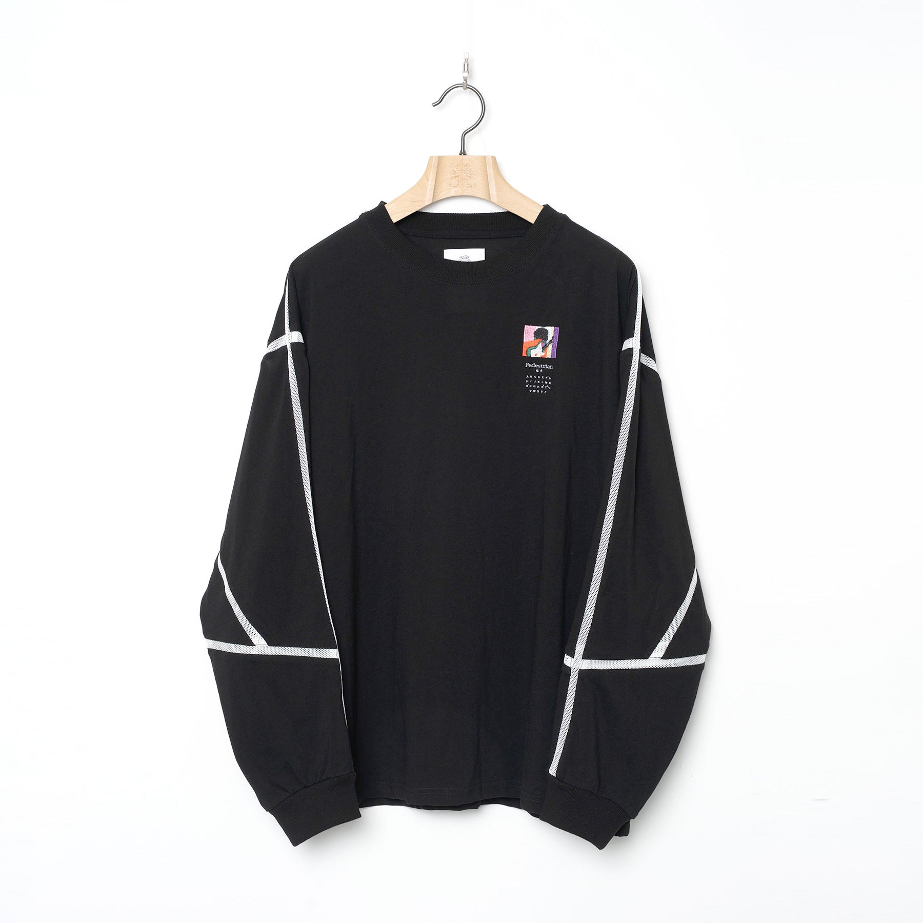 COMPLEXITY BORDER L/S TEE | Color_Black | No_SF26SS-13_Black【STOF_ストフ】【入荷予定アイテム・入荷連絡可能】