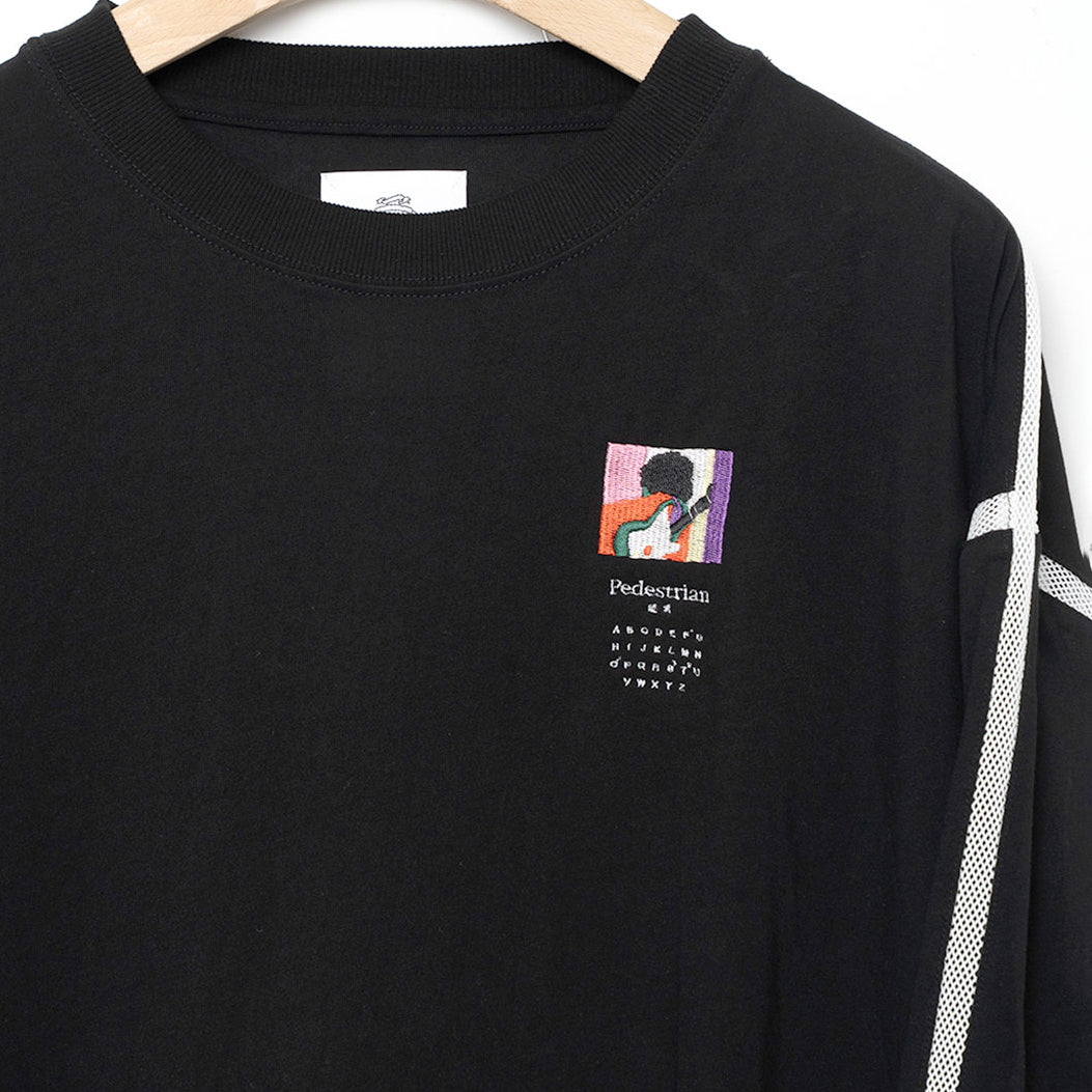 COMPLEXITY BORDER L/S TEE | Color_Black | No_SF26SS-13_Black【STOF_ストフ】【入荷予定アイテム・入荷連絡可能】