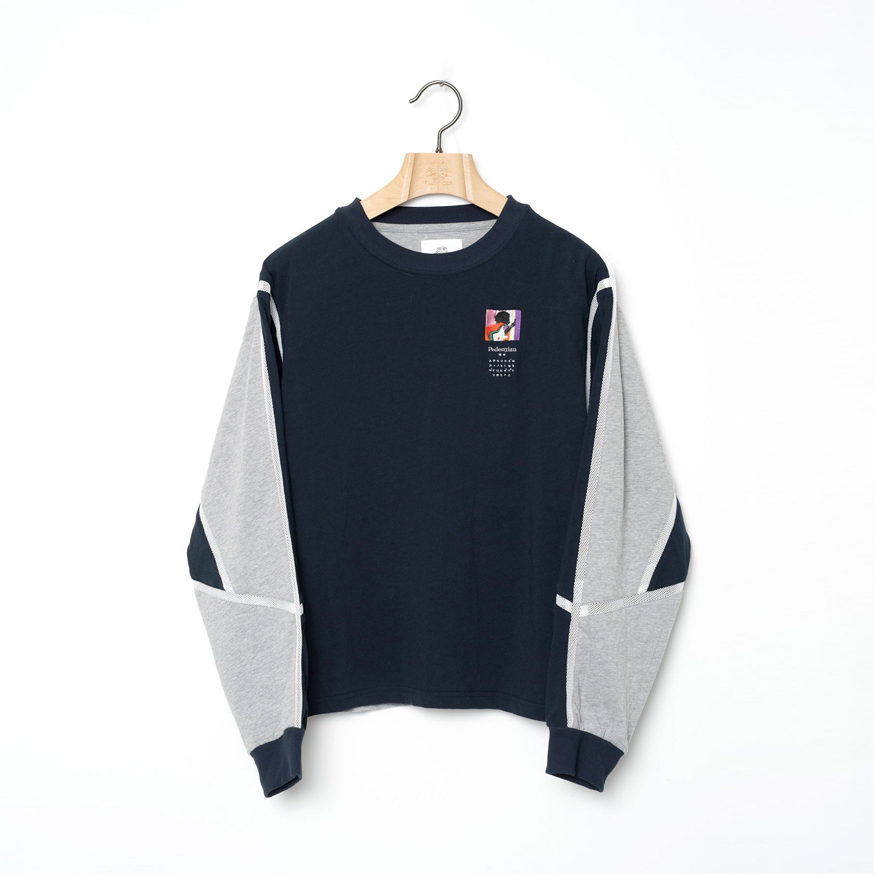 COMPLEXITY BORDER L/S TEE | Color_Navy | No_SF26SS-13_Navy【STOF_ストフ】【入荷予定アイテム・入荷連絡可能】