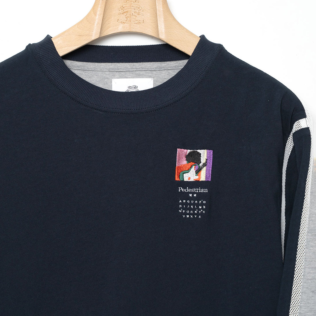 COMPLEXITY BORDER L/S TEE | Color_Black | No_SF26SS-13_Black【STOF_ストフ】【入荷予定アイテム・入荷連絡可能】