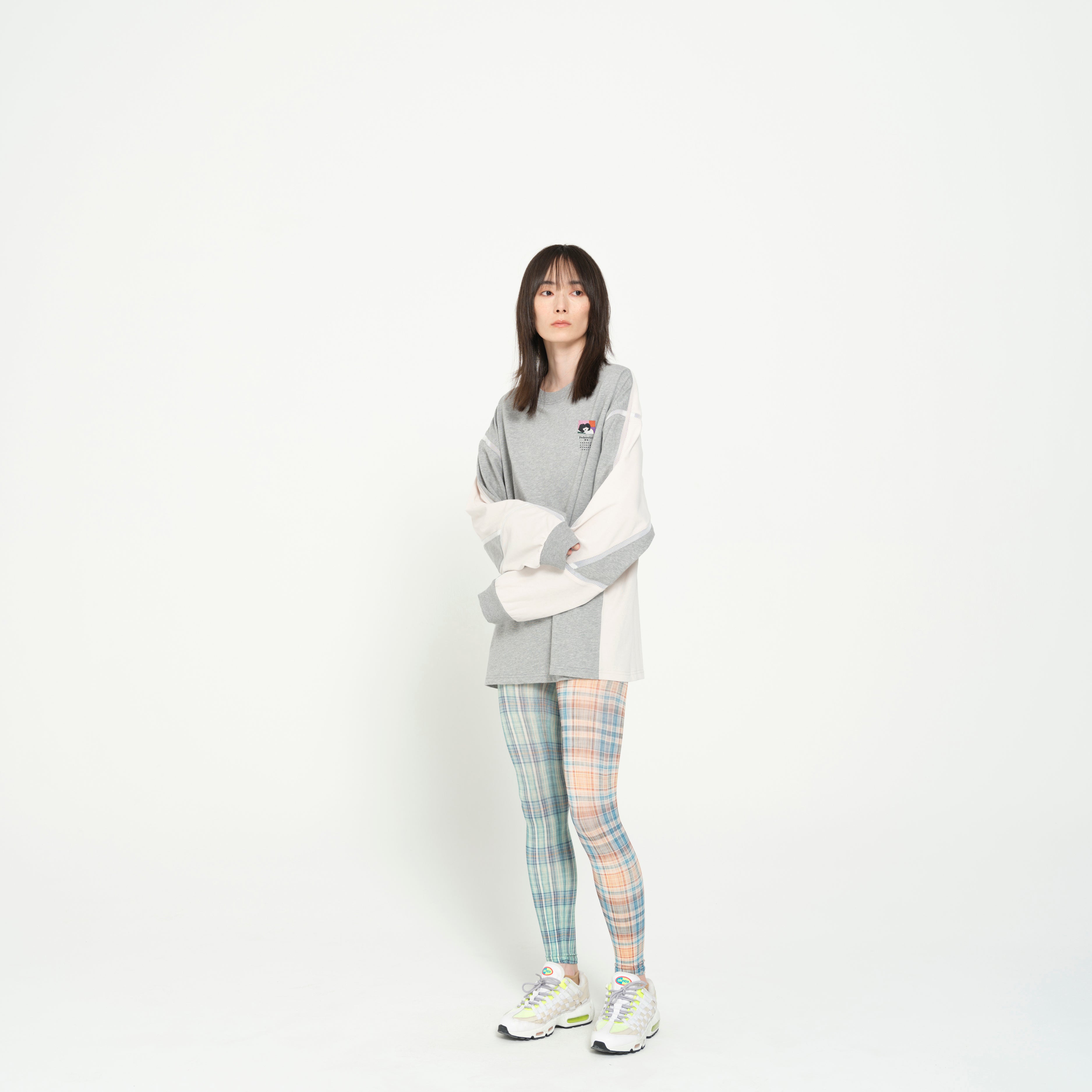 COMPLEXITY BORDER L/S TEE | Color_Grey | No_SF26SS-13_Grey【STOF_ストフ】【入荷予定アイテム・入荷連絡可能】