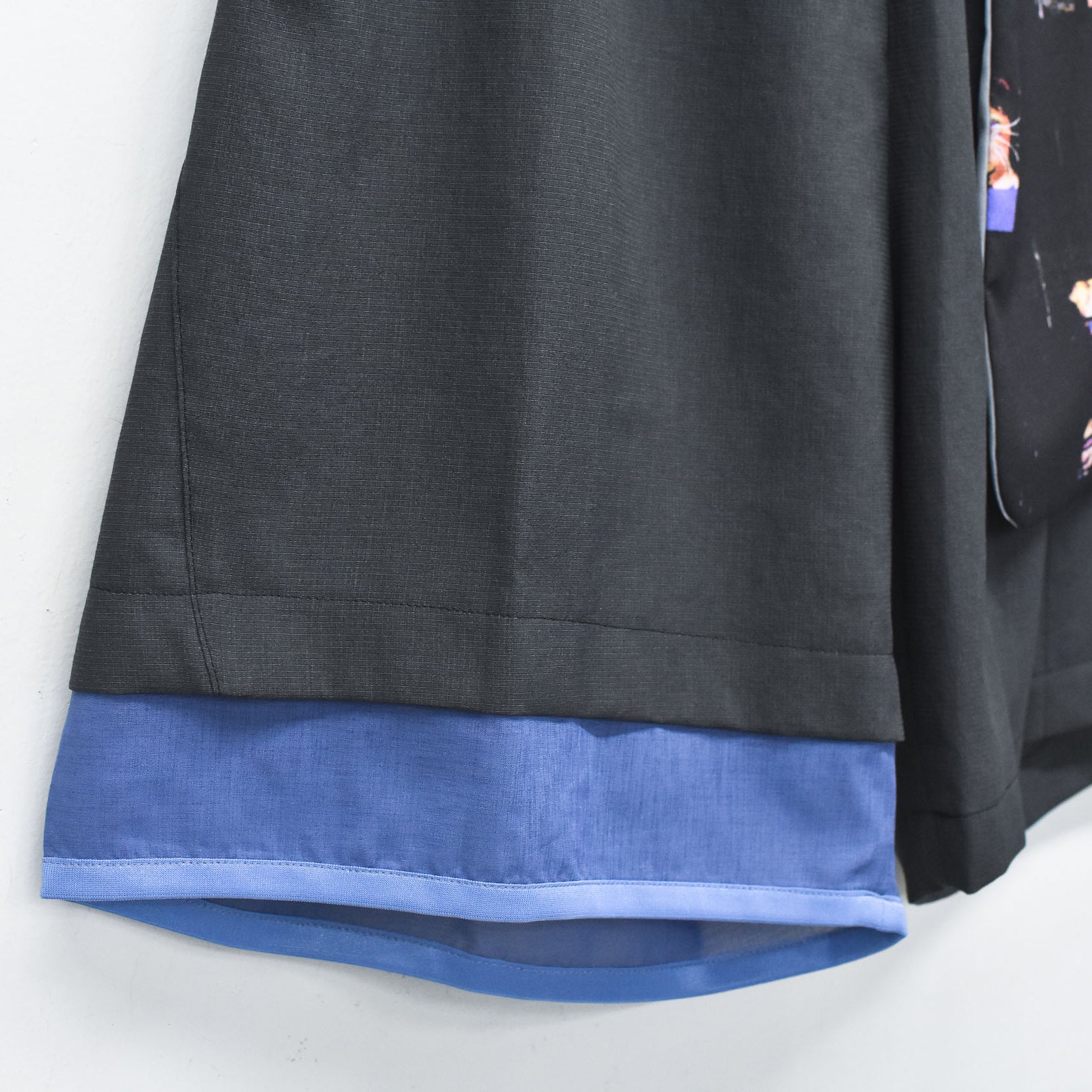 MELTING MIX SHORT PANTS | Color_Black | No_SF26SS-14_Black【STOF_ストフ】【入荷予定アイテム・入荷連絡可能】