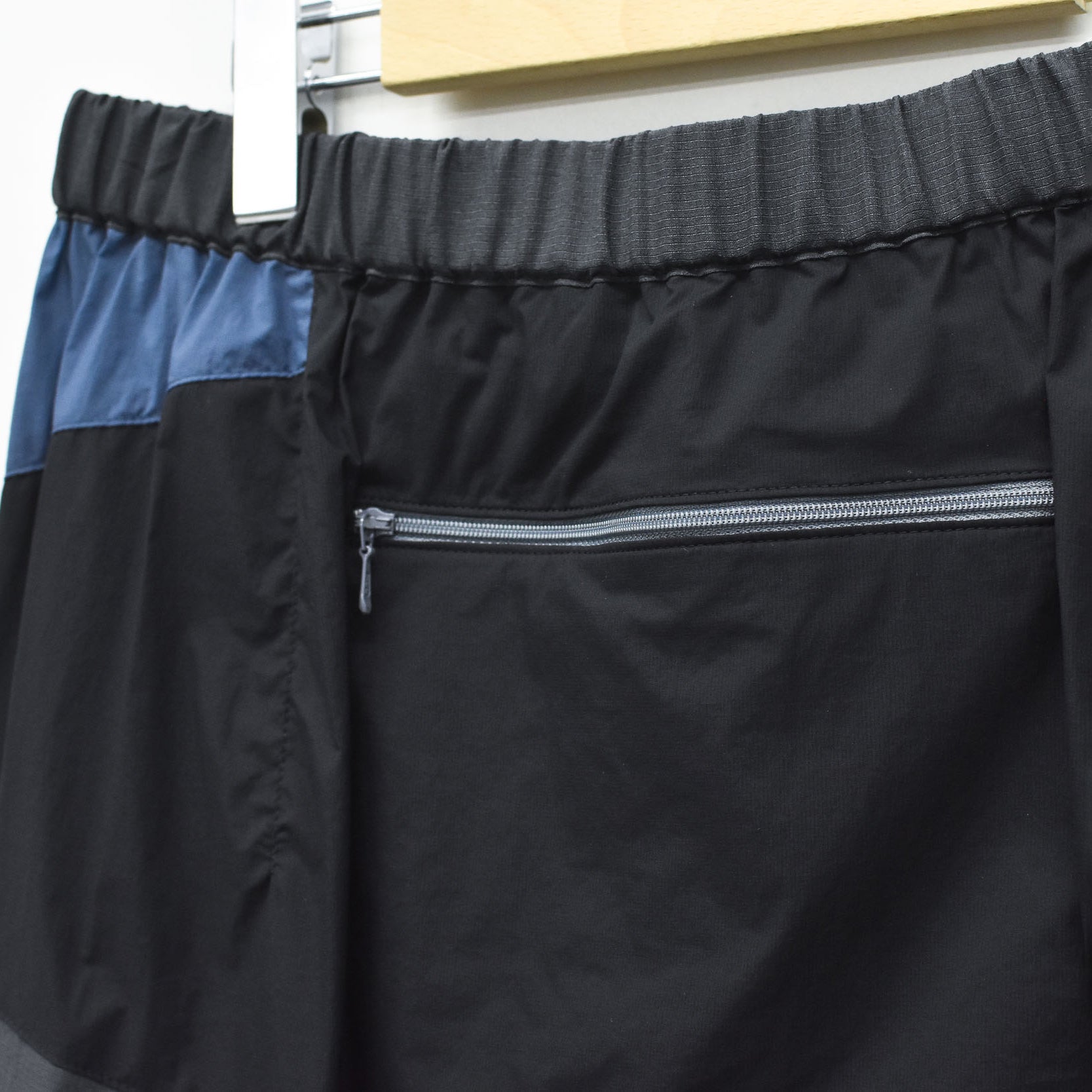 MELTING MIX SHORT PANTS | Color_Black | No_SF26SS-14_Black【STOF_ストフ】【入荷予定アイテム・入荷連絡可能】