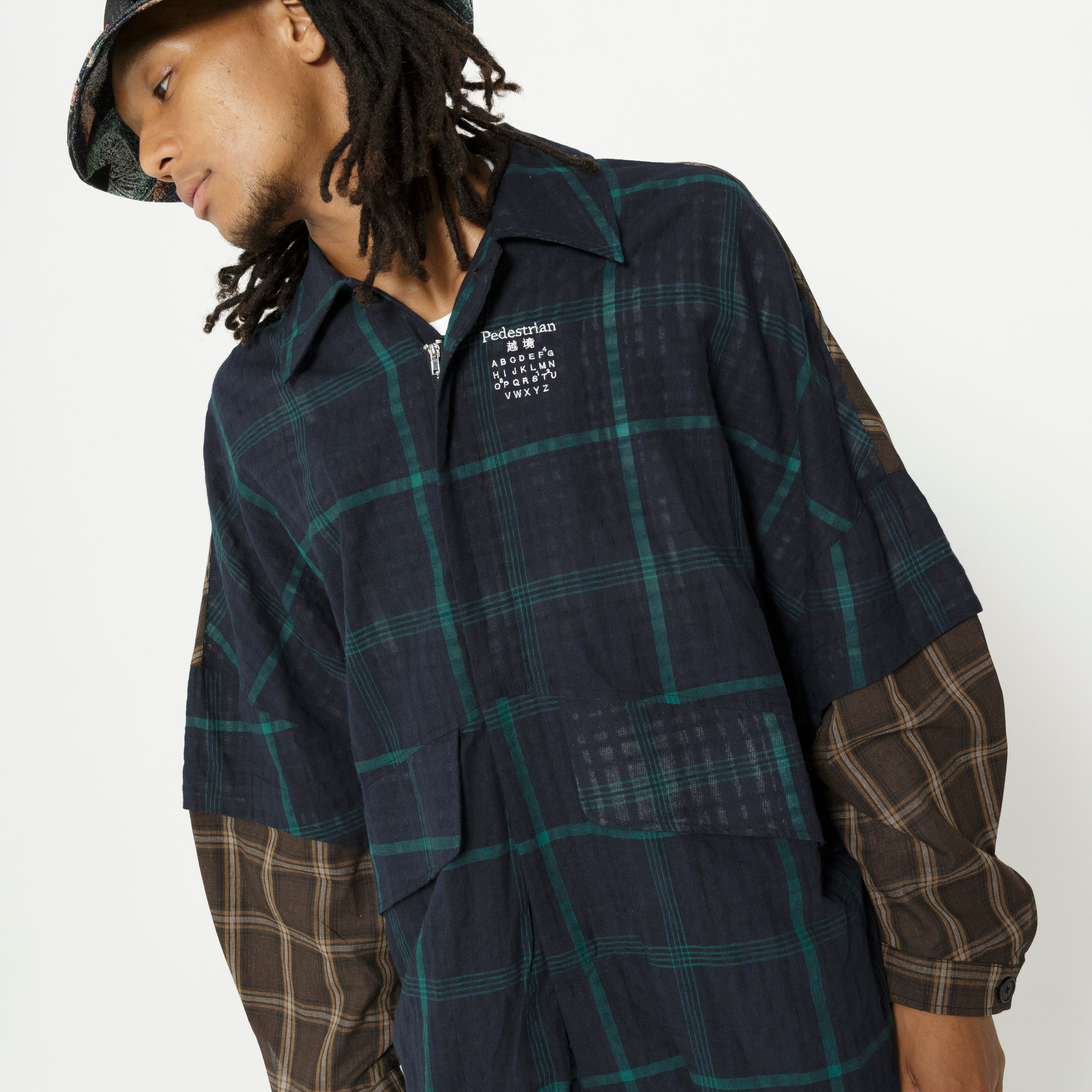 TRIBE EMBROI CHANGE JACKET | Color_Black | No_SF26SS-15_Black【STOF_ストフ】【入荷予定アイテム・入荷連絡可能】