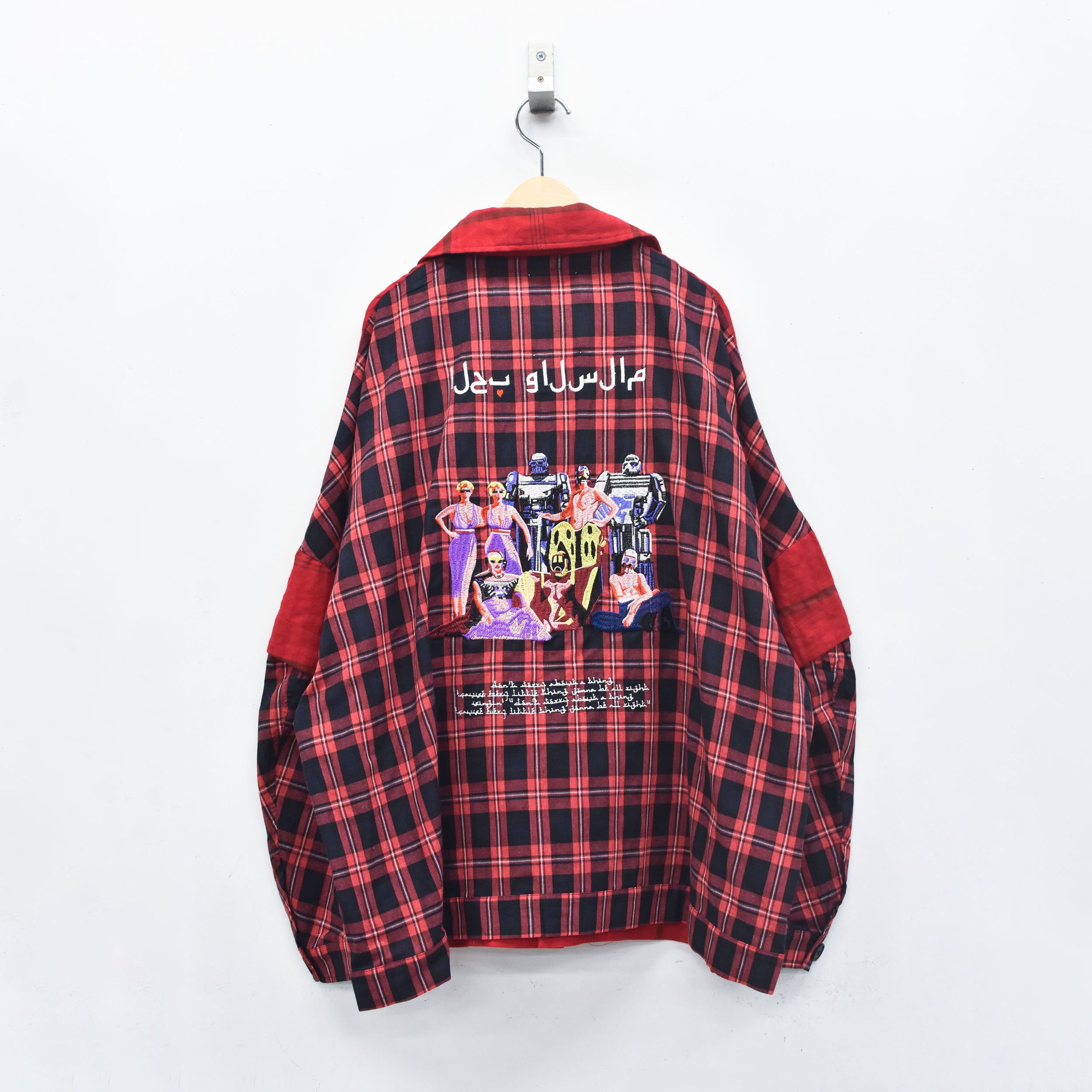 TRIBE EMBROI CHANGE JACKET | Color_Red | No_SF26SS-15_Red【STOF_ストフ】【入荷予定アイテム・入荷連絡可能】