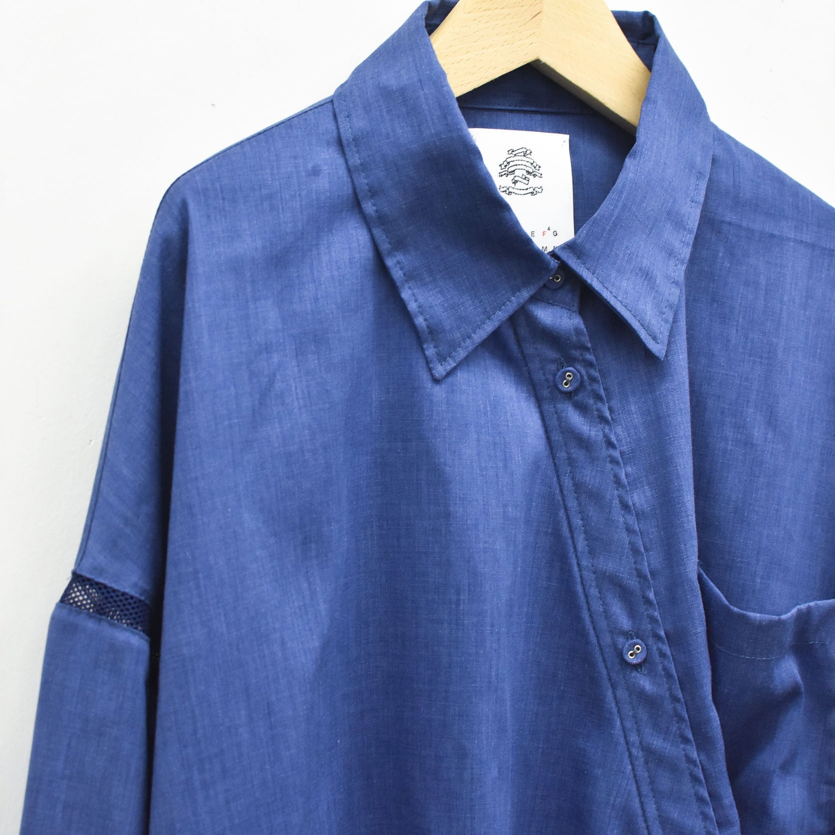SAMUE SHIRT 改 | Color_Blue | No_SF26SS-18_Blue【STOF_ストフ】【入荷予定アイテム・入荷連絡可能】