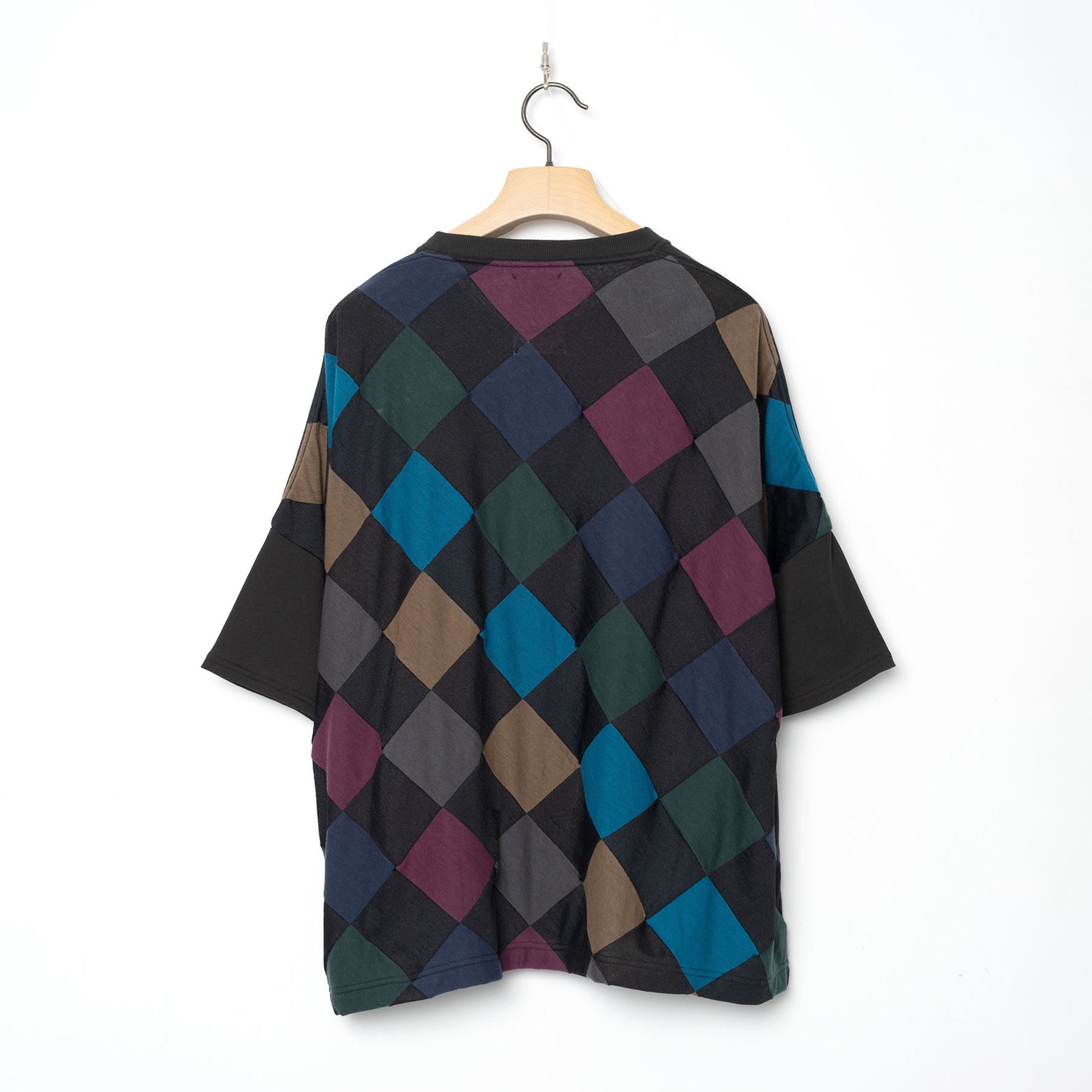 DIVERCITY JQ BIG TEE | Color_Argyle | No_SF26SS-21_Argyle【STOF_ストフ】【入荷予定アイテム・入荷連絡可能】