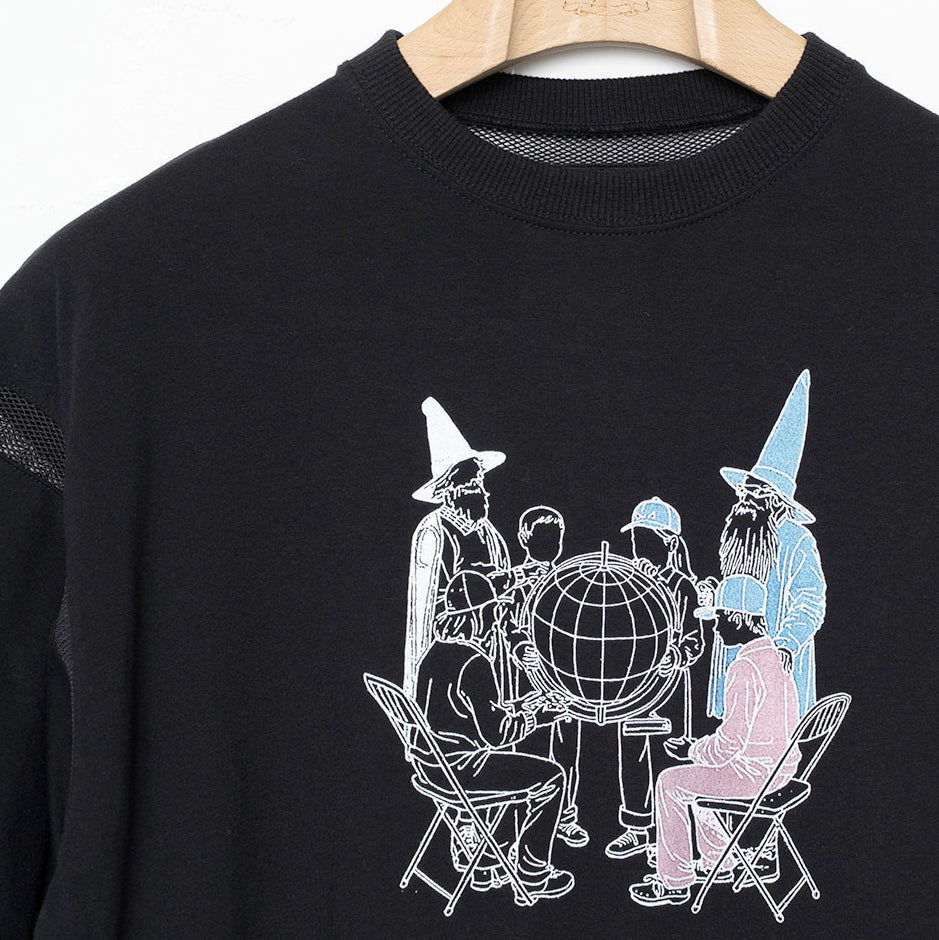 WORLD ORDER SAMUE T-SHIRT | Color_Black | No_SF26SS-26D_Black【STOF_ストフ】【入荷予定アイテム・入荷連絡可能】