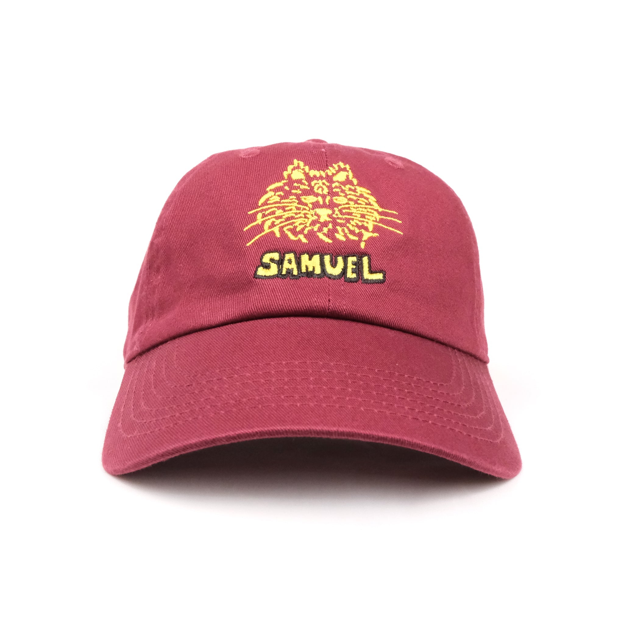 SAMUEL × SHIMAO MAHO CAT FACE CAP | Color:Black/Burgundy/Lime Green/Beige | S-25ss-H-003【SAMUEL_サミュエル】