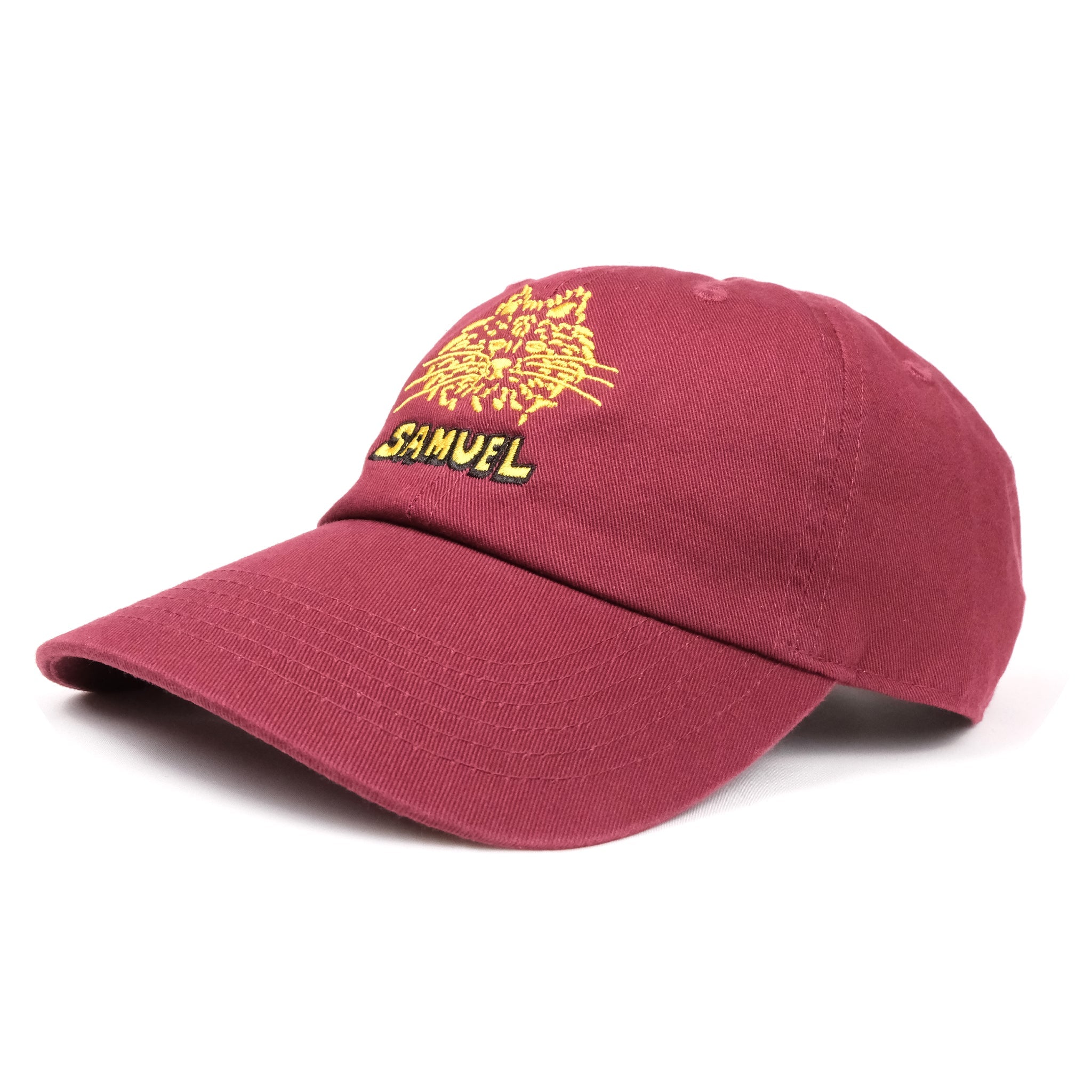 SAMUEL × SHIMAO MAHO CAT FACE CAP | Color:Black/Burgundy/Lime Green/Beige | S-25ss-H-003【SAMUEL_サミュエル】