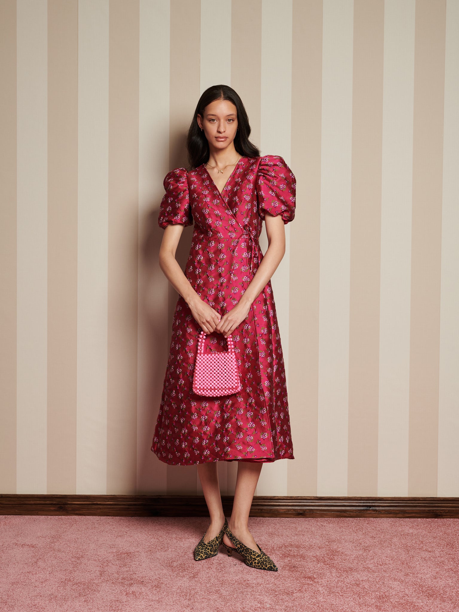 Momento Bead Bag | Color_Pink | No_32SJ02BG038PNK_PINK【SISTER JANE_シスタージェーン】