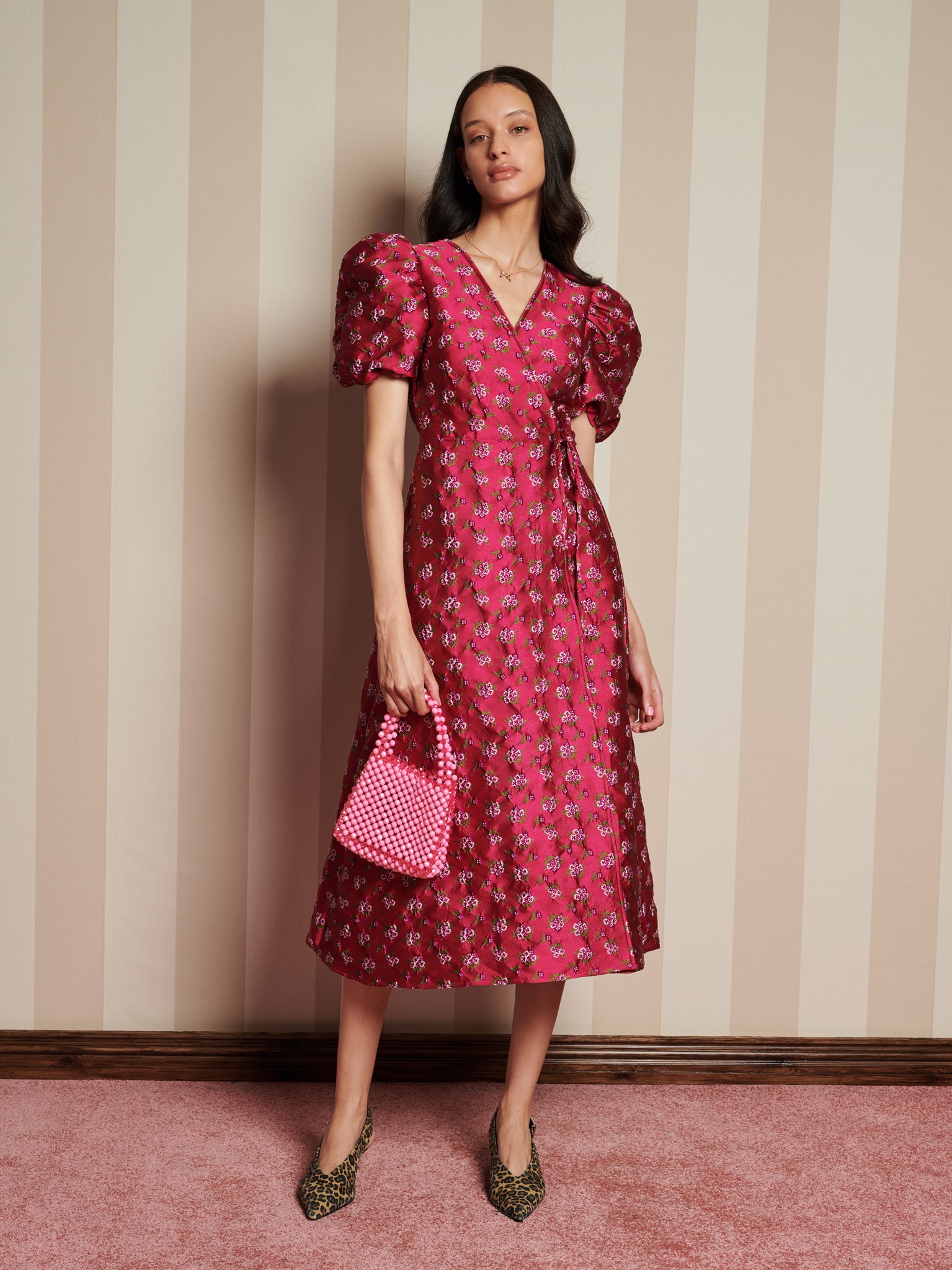 Momento Bead Bag | Color_Pink | No_32SJ02BG038PNK_PINK【SISTER JANE_シスタージェーン】