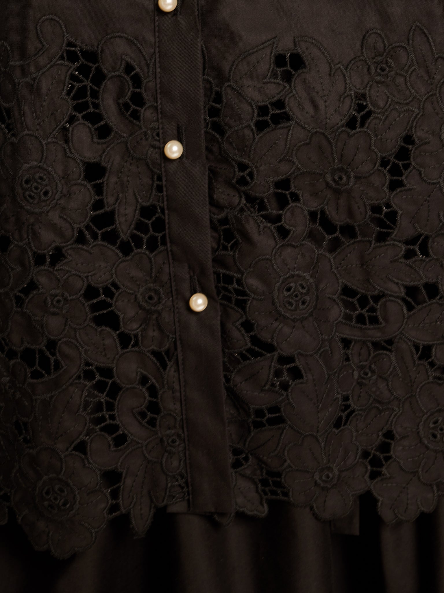 La Fiesta Embroidered Blouse | Color_Black | No_32SJ00BL1261BLK_BLACK【SISTER JANE_シスタージェーン】