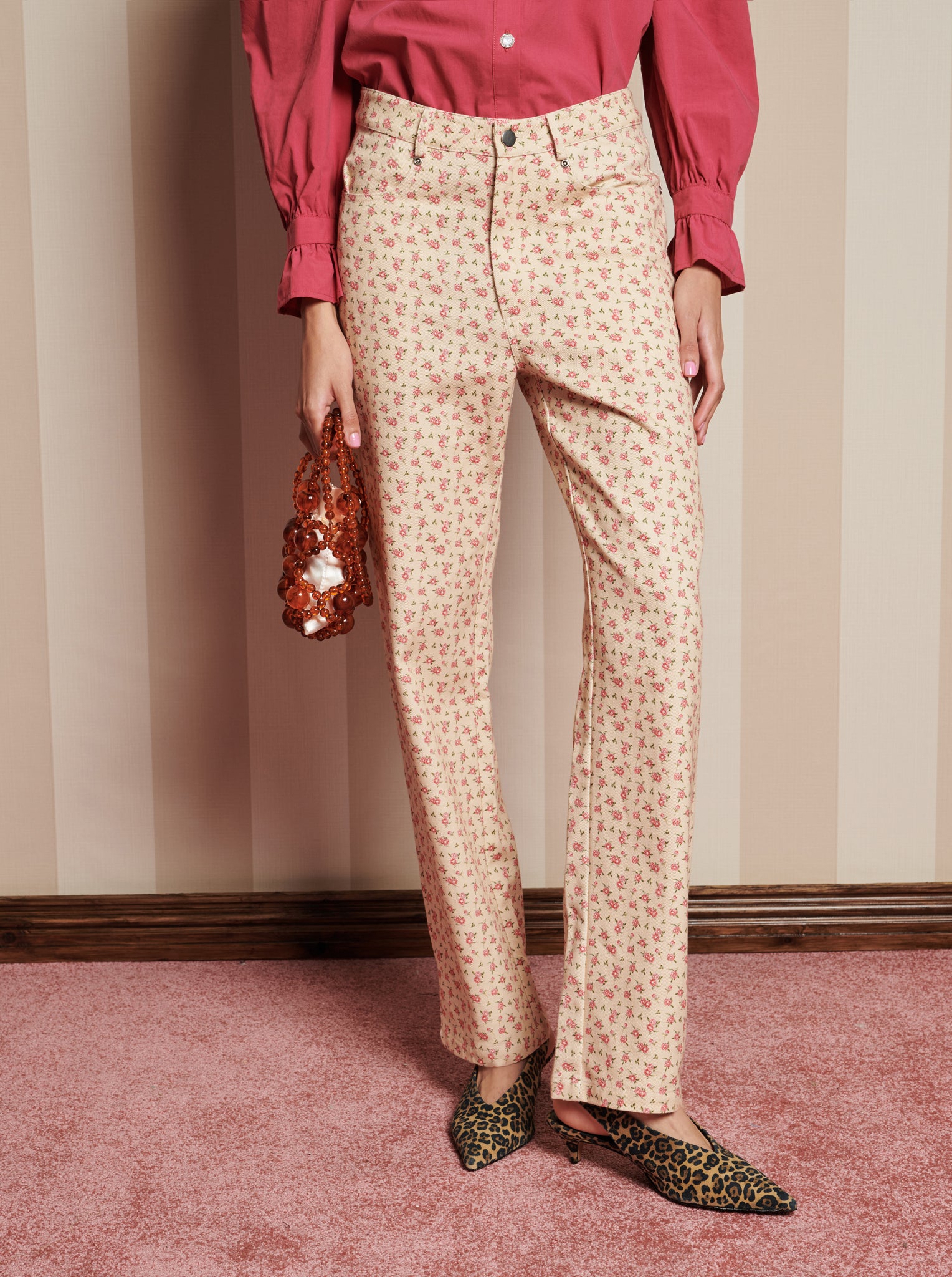 Knick Knack Bead Mini Bag | Color_Orange | No_32SJ02BG037ORG_ORANGE【SISTER JANE_シスタージェーン】