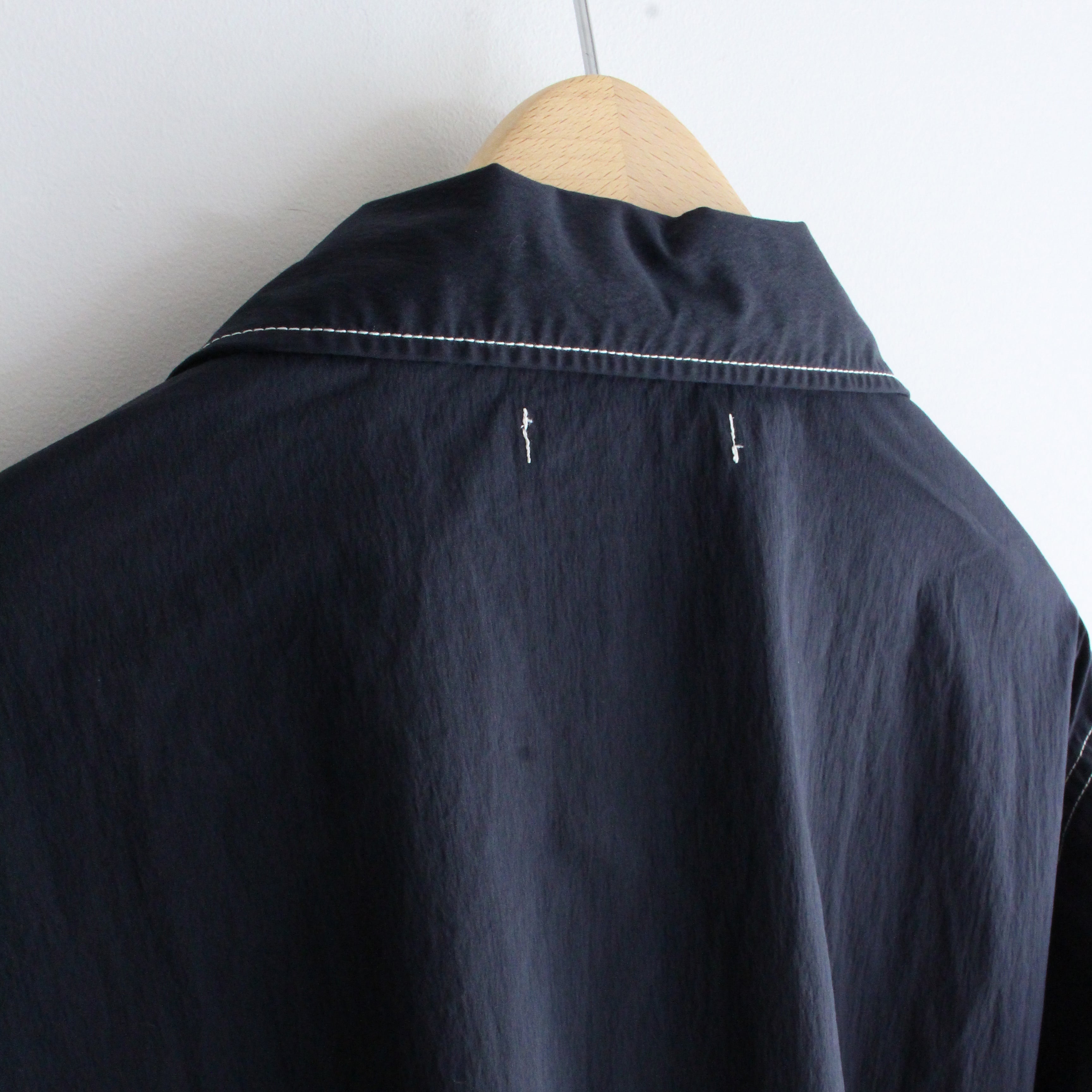 UTILITY SHIRT-NYLON WASHER | Color_Navy | No_SLC-01_Navy【CATTA_カッタ】【入荷予定アイテム・入荷連絡可能】