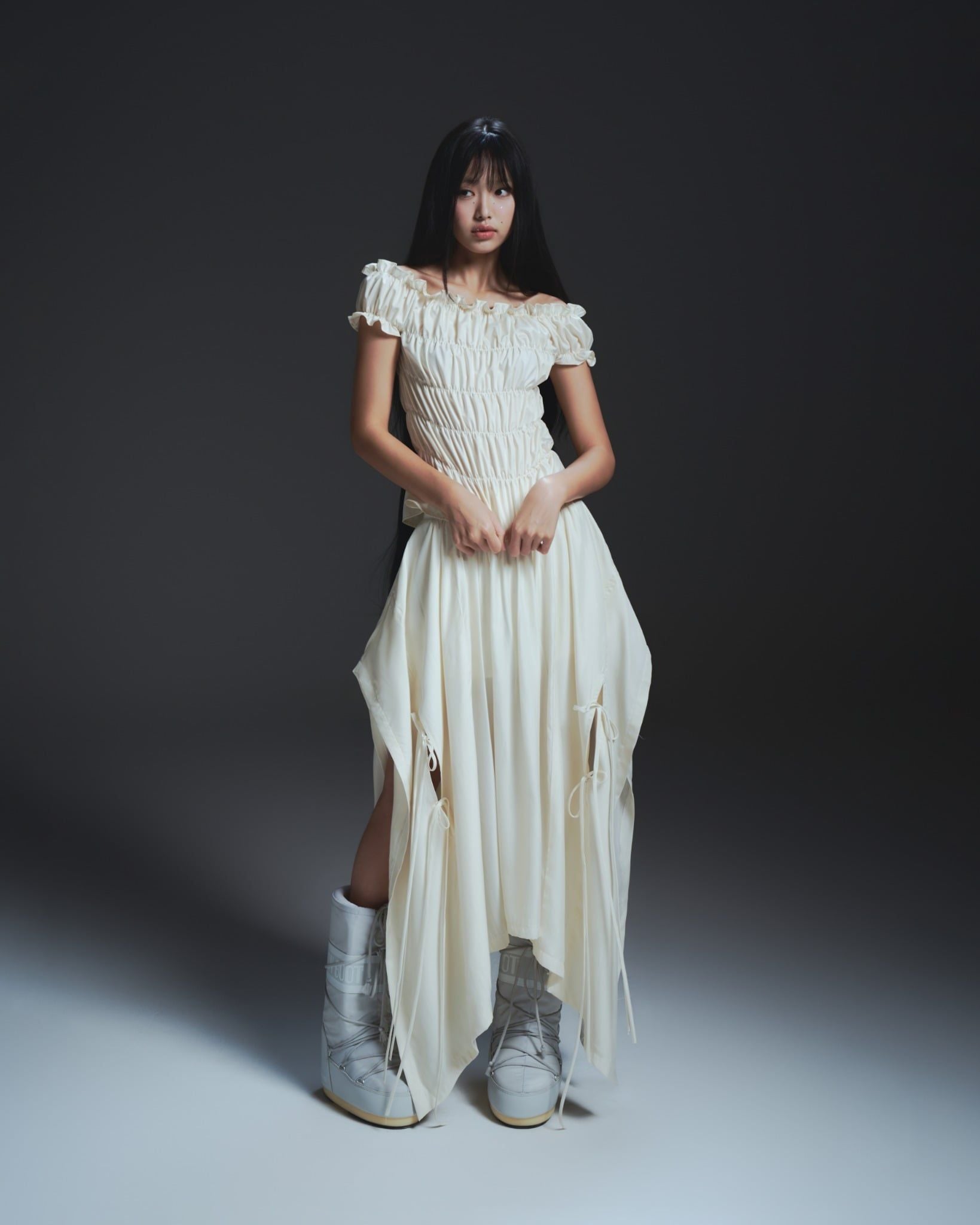TWYLA SKIRT (IVORY) | Bunny Hill Concept