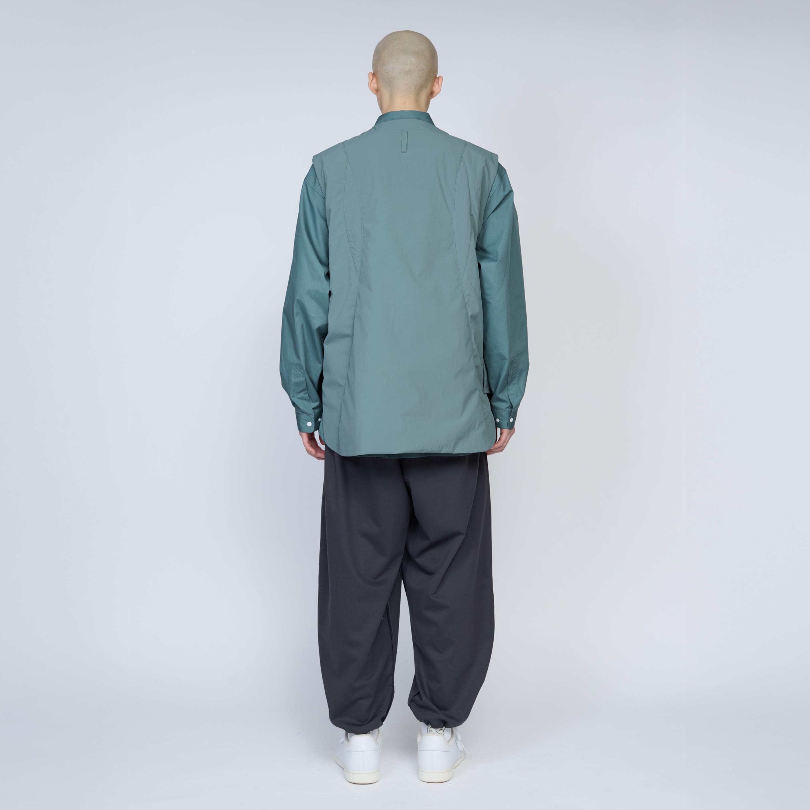 ジッパーベスト | Color_Color: Sage | No__206_color: sage【UNTRACE_アントレース】